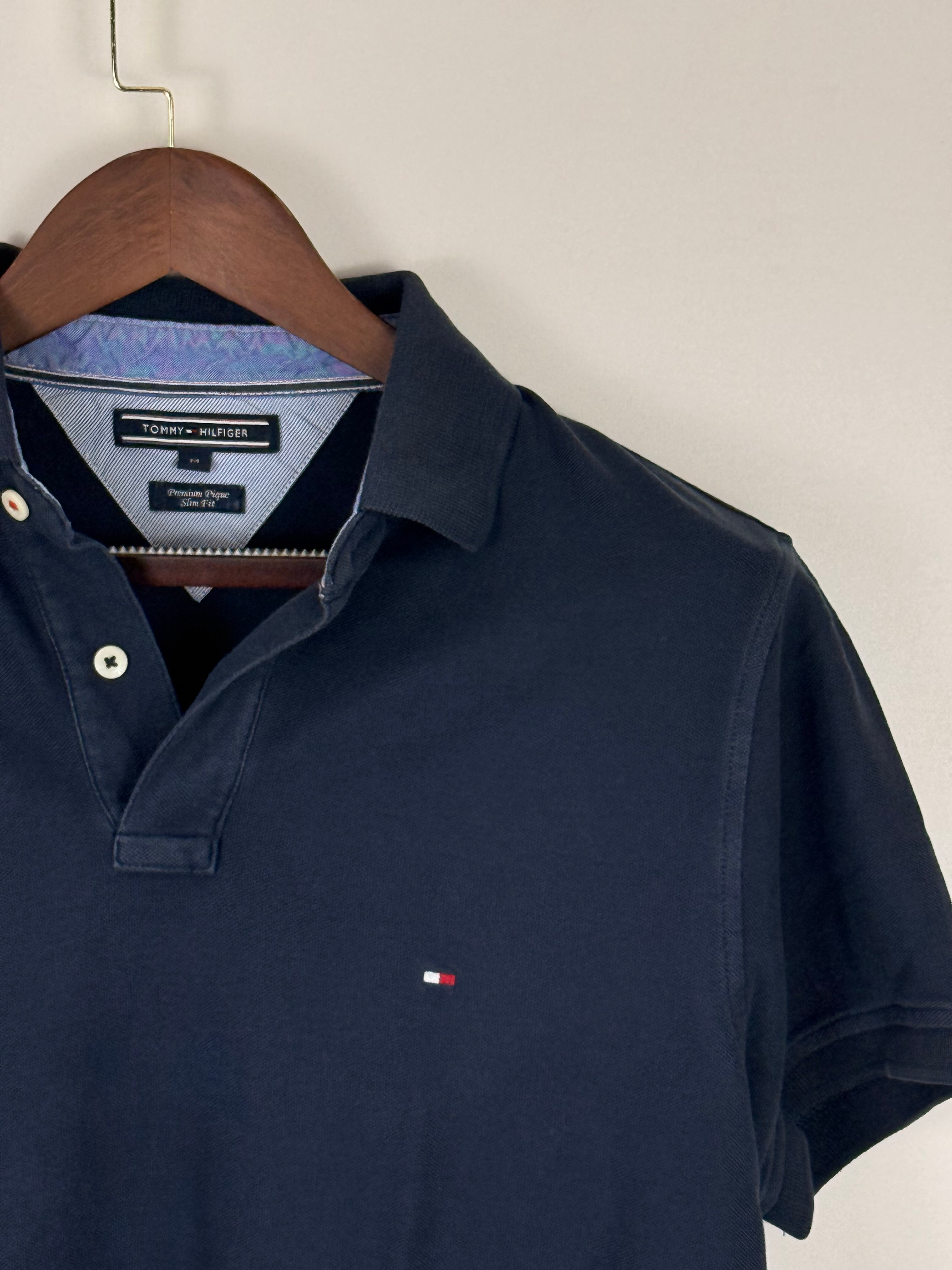 Tommy Hilfiger Navy Piqué Polo | C:42 L:28