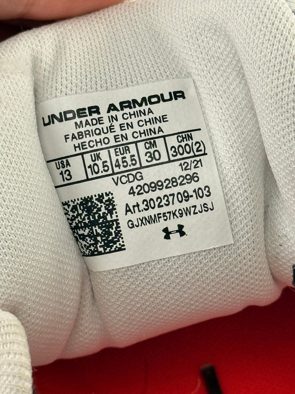 Under Armour Charged Athletic Running Shoes | EU:45.5 US:13