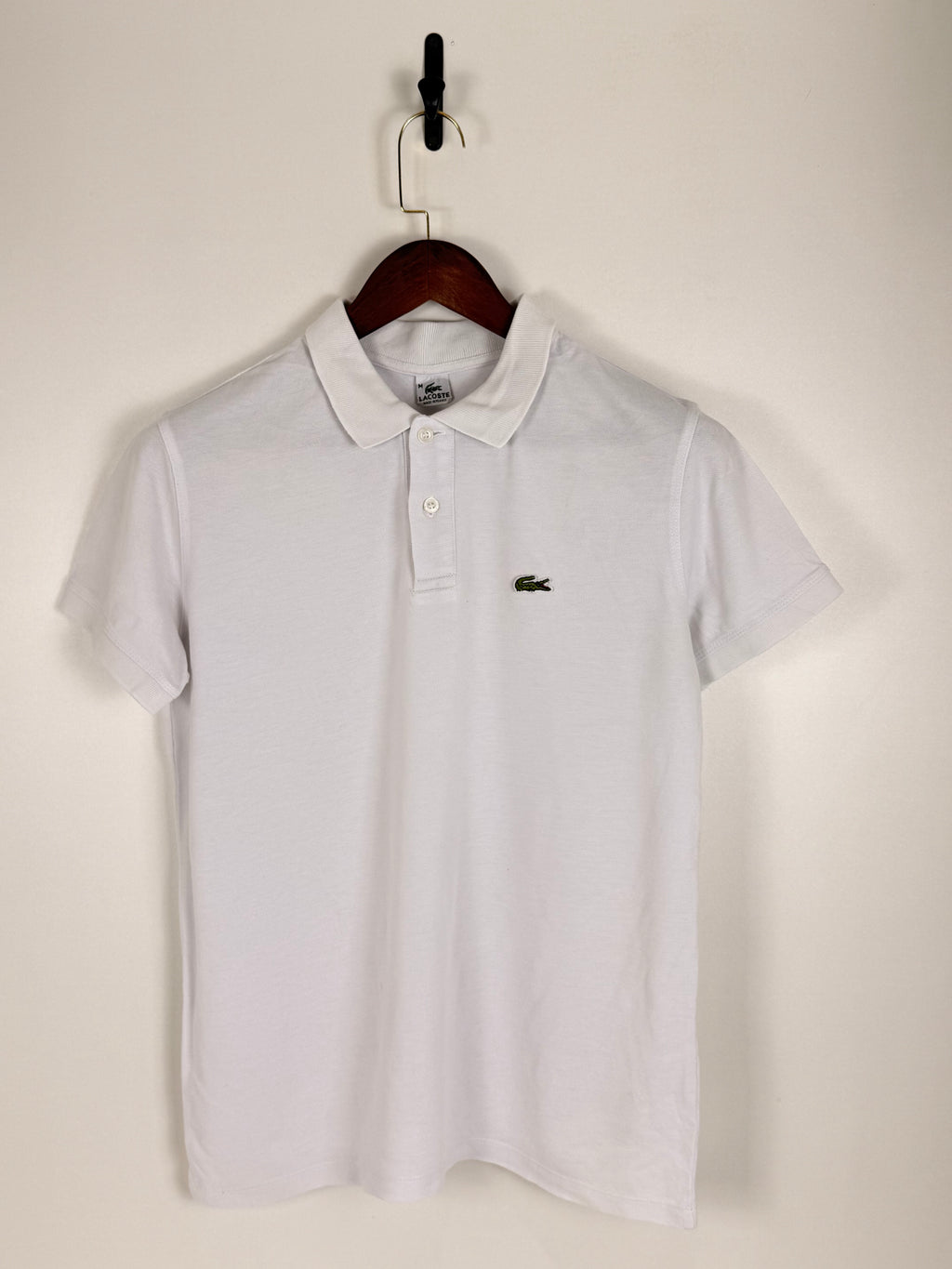 Lacoste White Polo Shirt | C:42 L:26