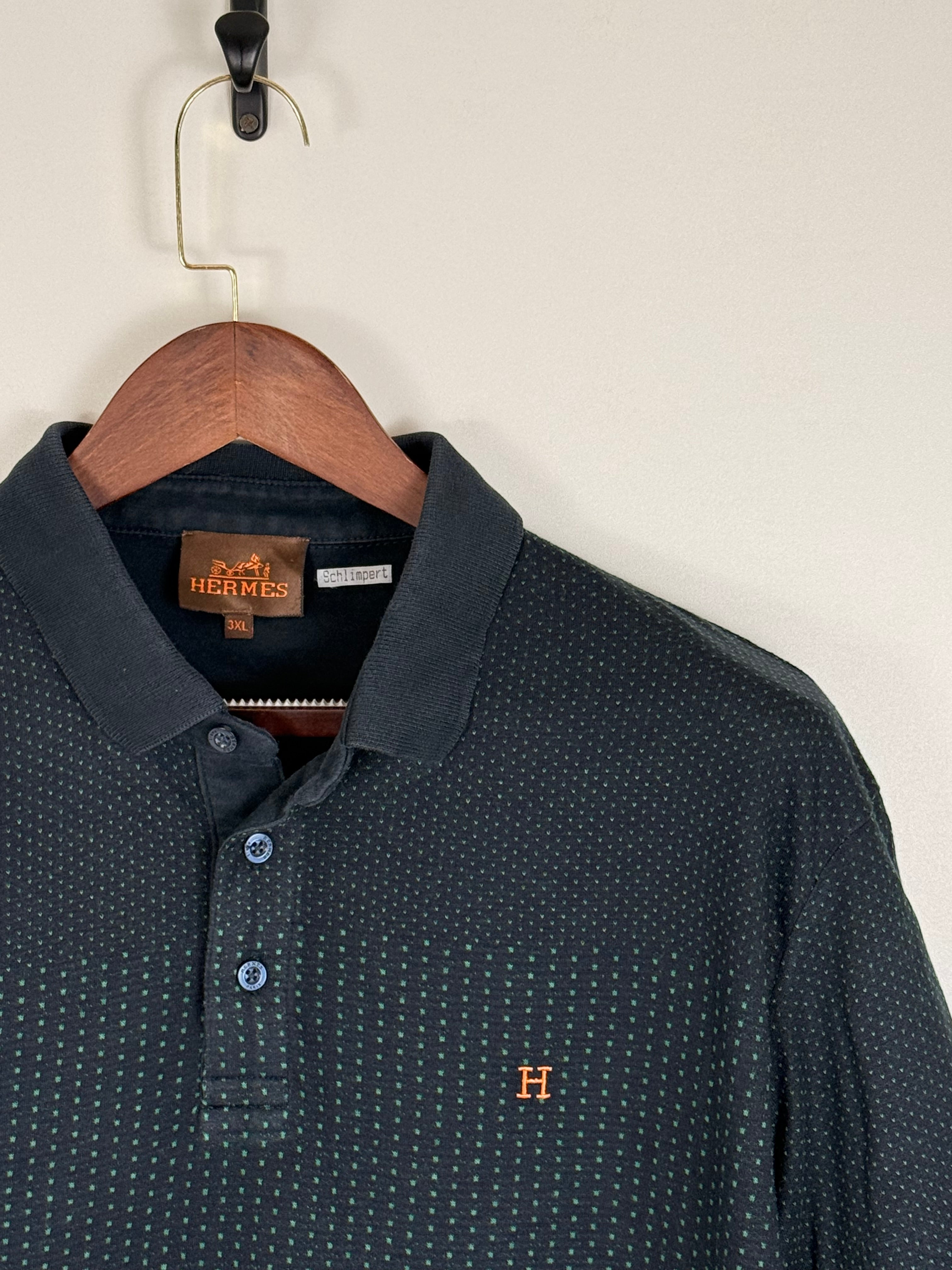 Hermès Patterned Polo Shirt | C:48. L:31