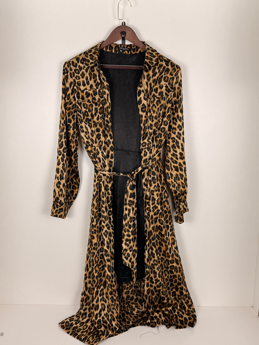 Leopard Print Longline Duster