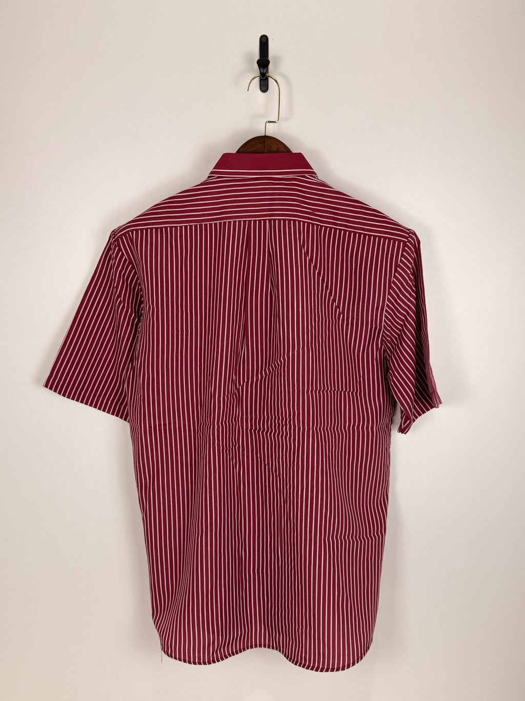 Vintage Burgundy Stripe Shirt | C:46 L:30
