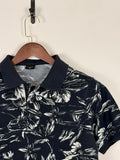 Paul Mark Navy Floral Polo | C:42 L:26