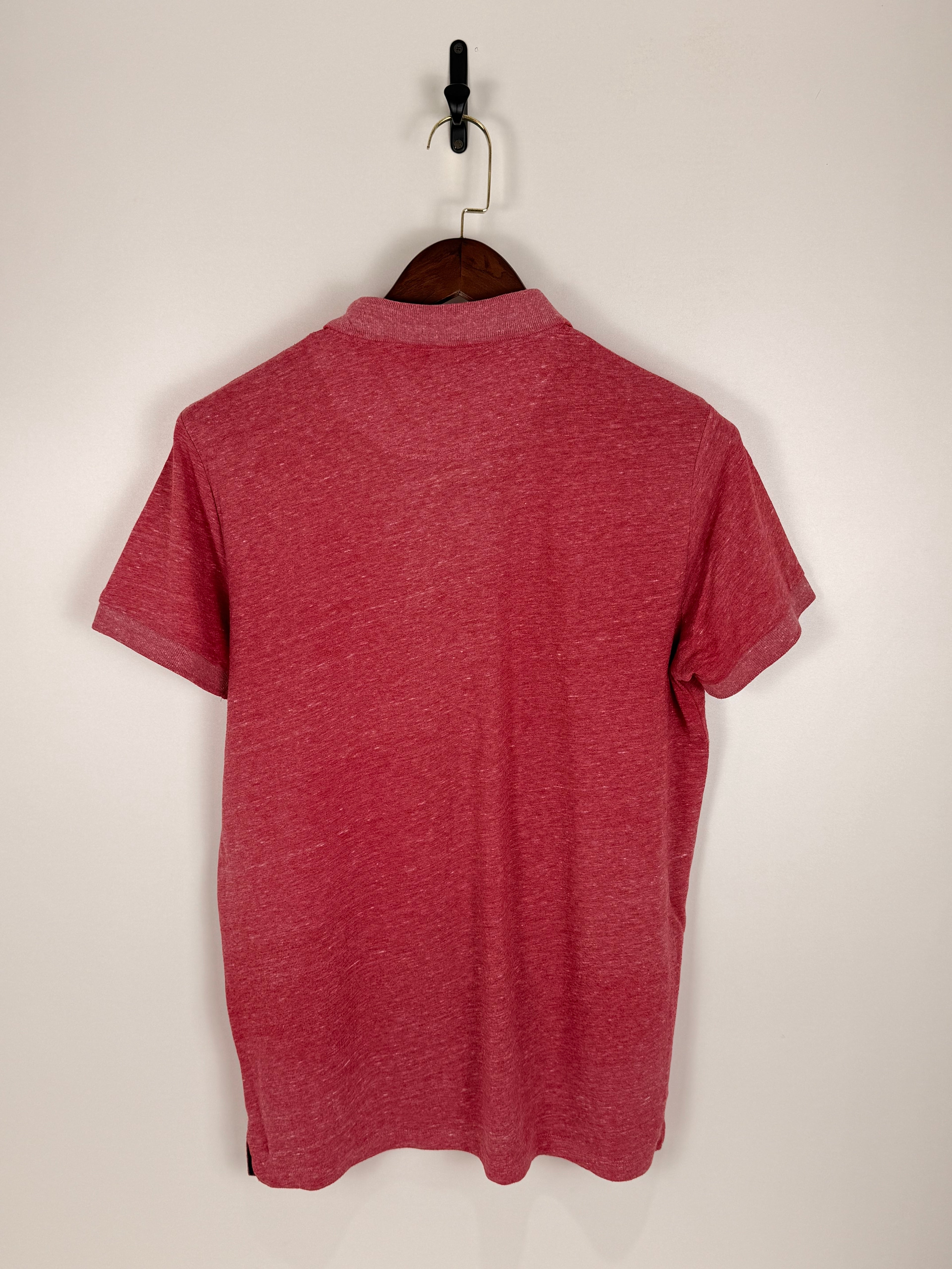 Esprit Red Heathered Palm Tree Polo | C:42 L:28