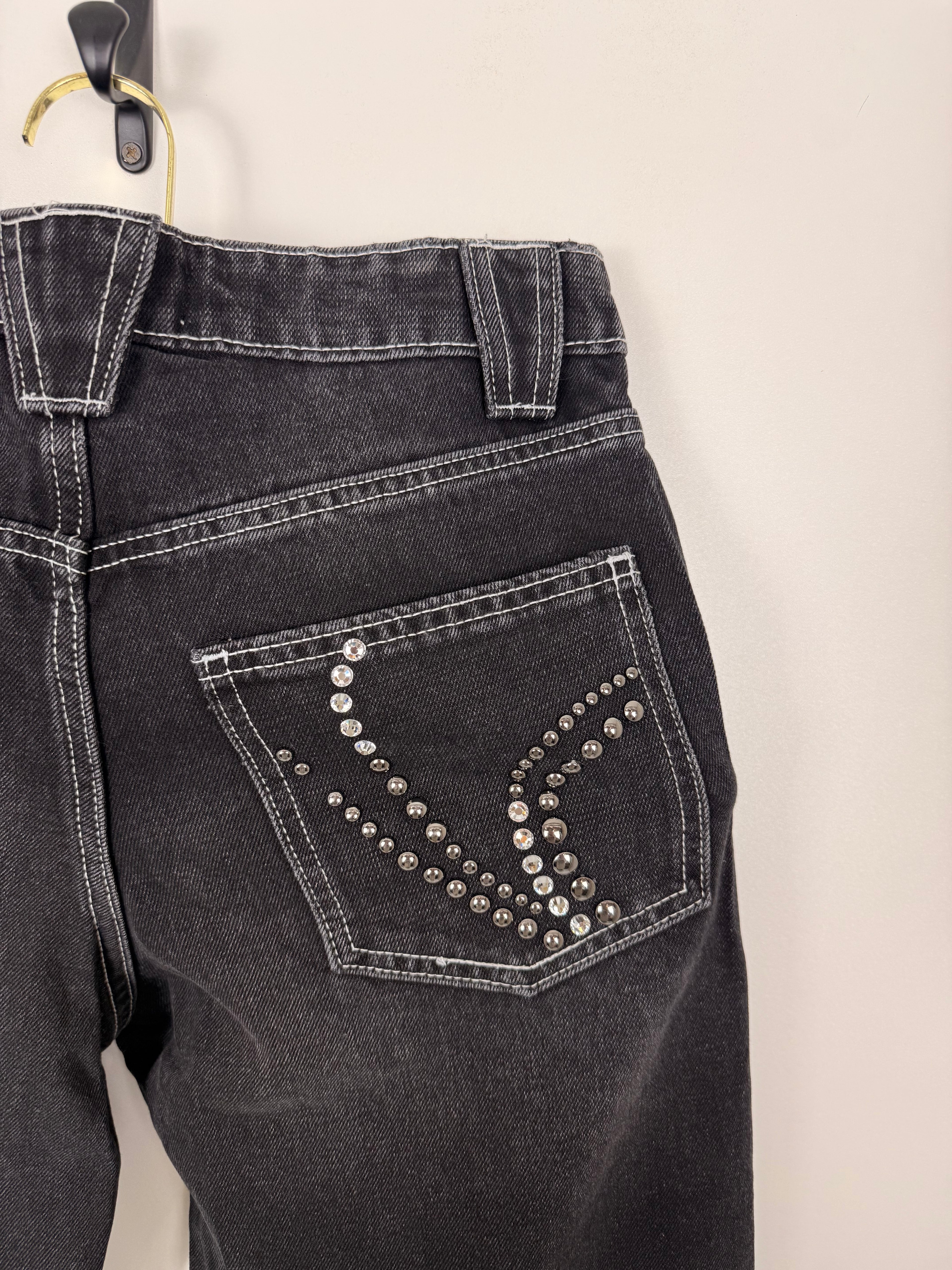 Bershka wide legged embeleshed Jeans