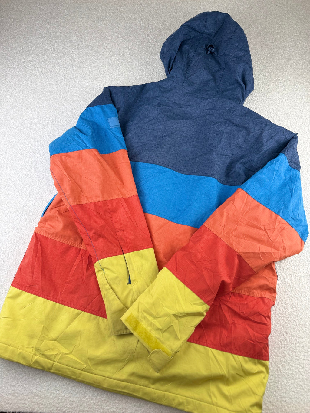 Duck Down Quiksilver Colorblock Hooded Snow Jacket | C:50 L:31