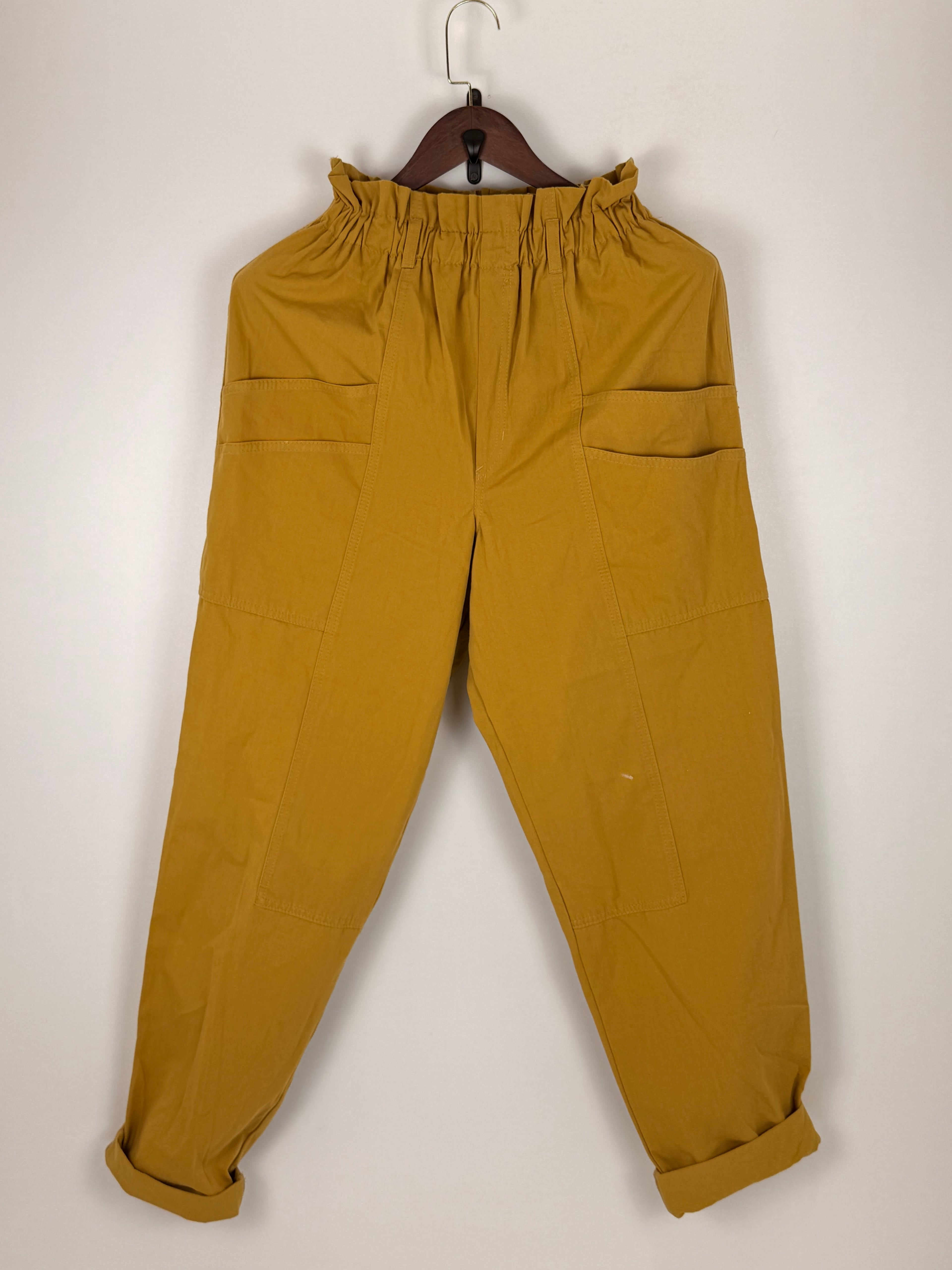 Mustard Cotton Twil Pants