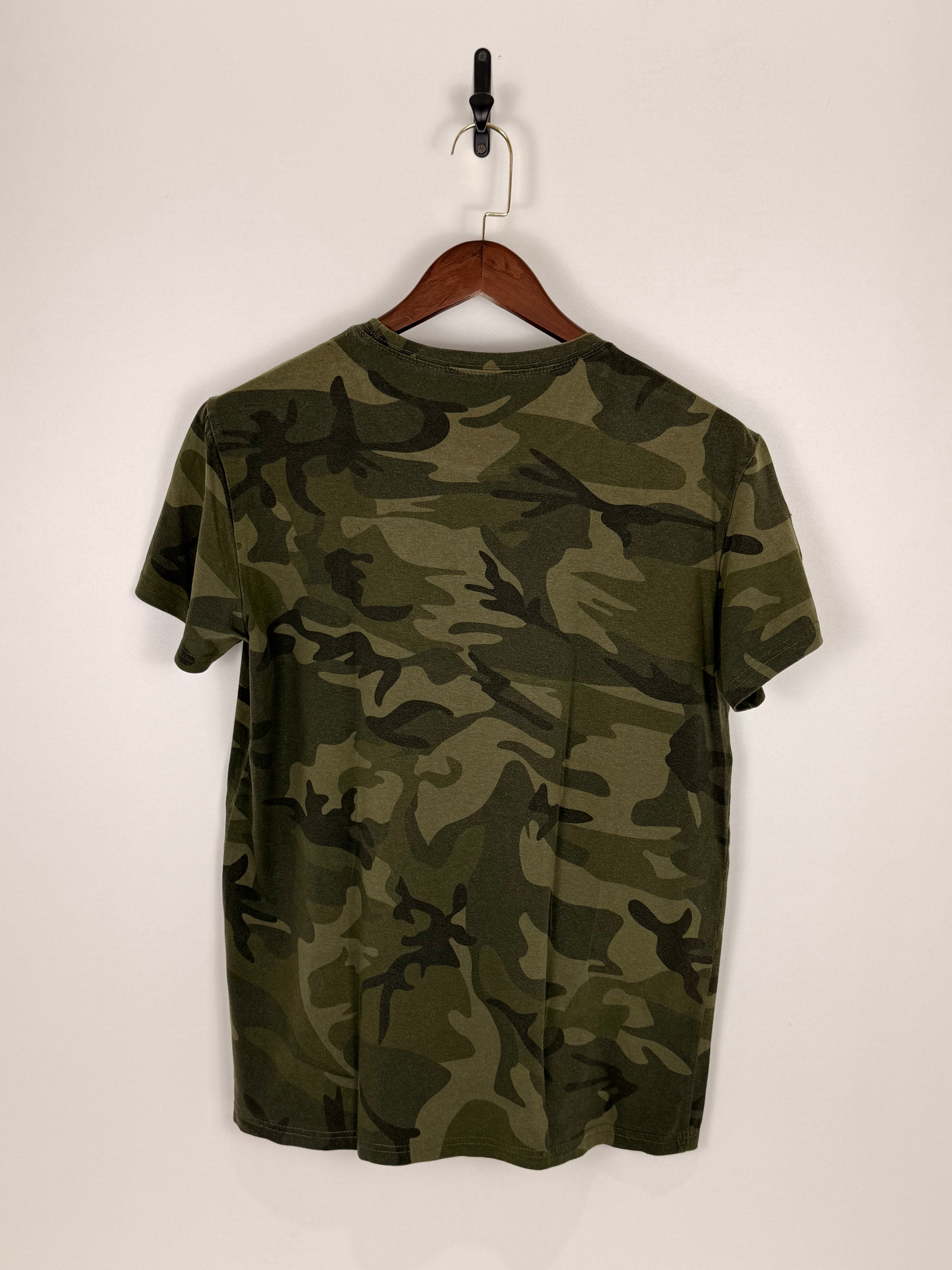 Military Camo Patch T-Shirt