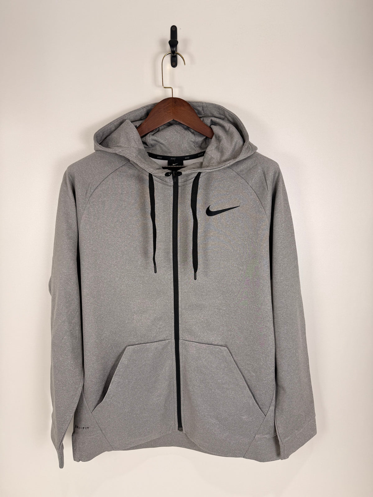 Nike Grey Tech Fleece Zip-Up Hoodie | C:46 L:27