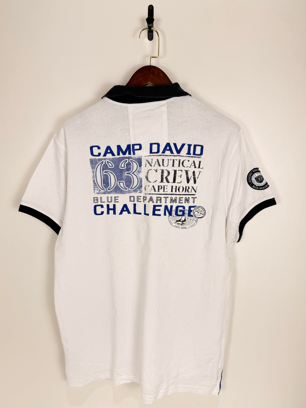 Camp David C-63 White Polo | C:50 L:29