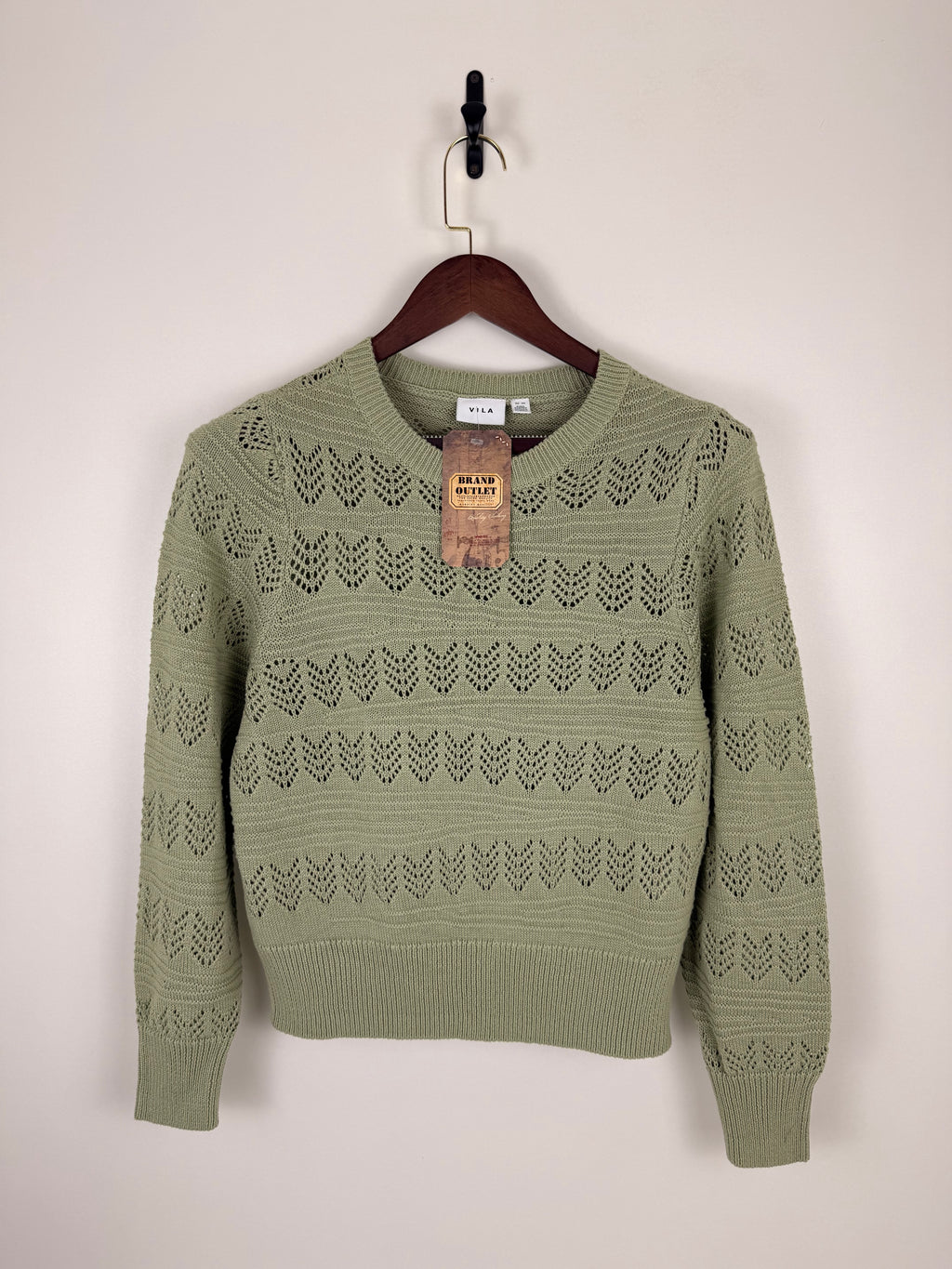 Pointelle Knit Sweater