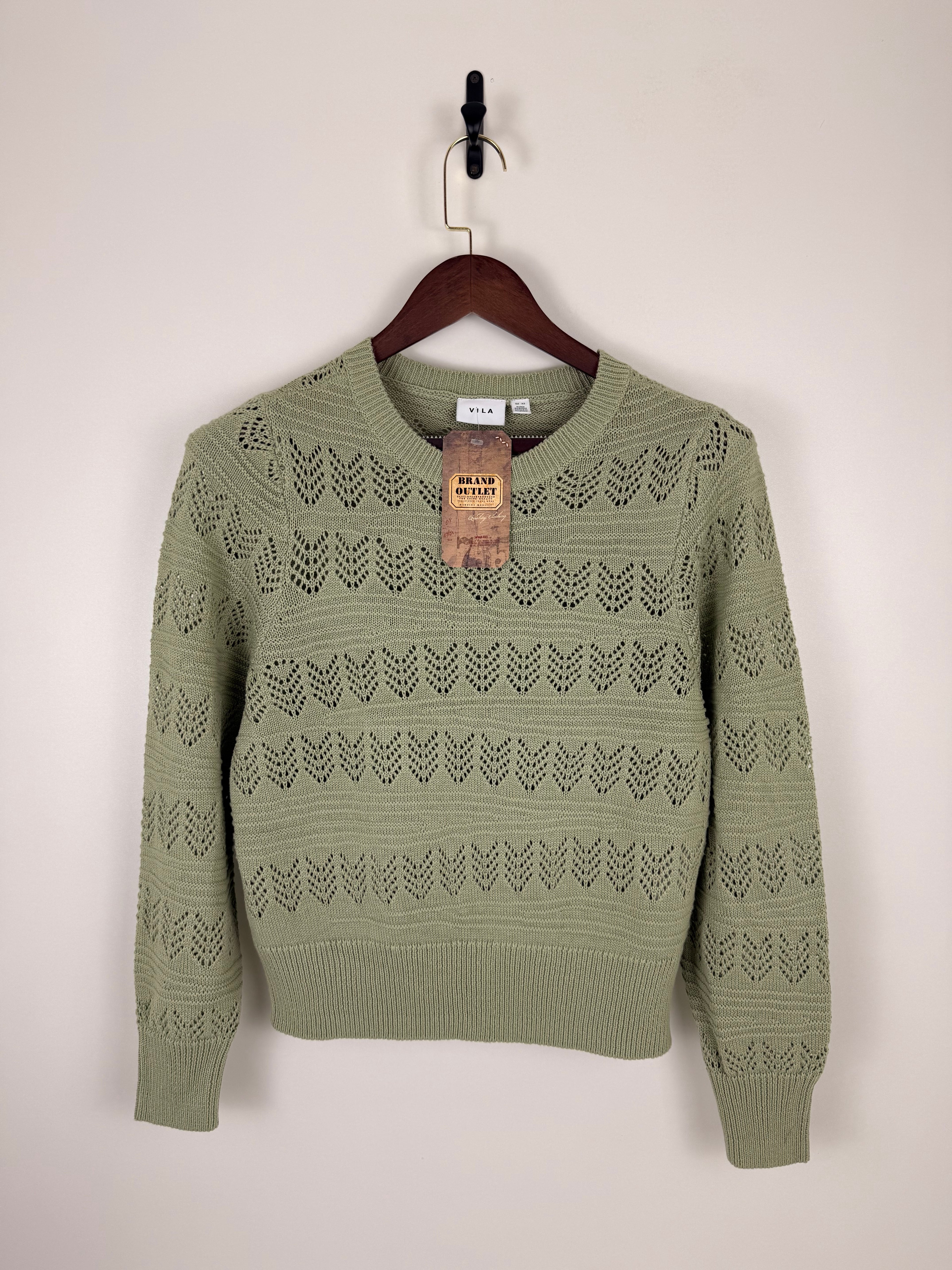 Pointelle Knit Sweater