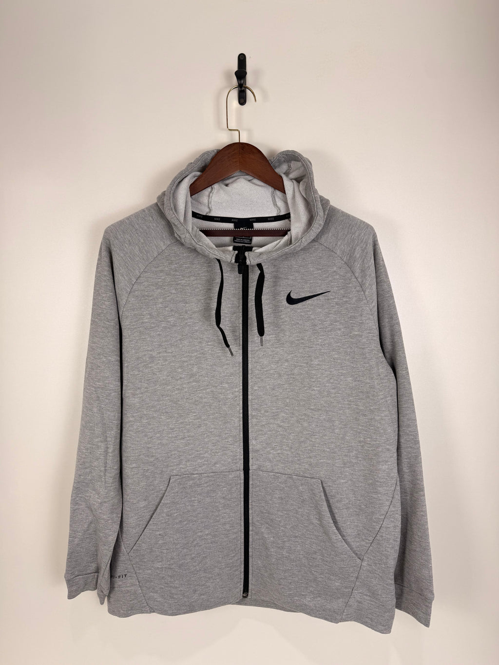 Nike Grey Tech Fleece Zip-Up Hoodie | C:50 L:28