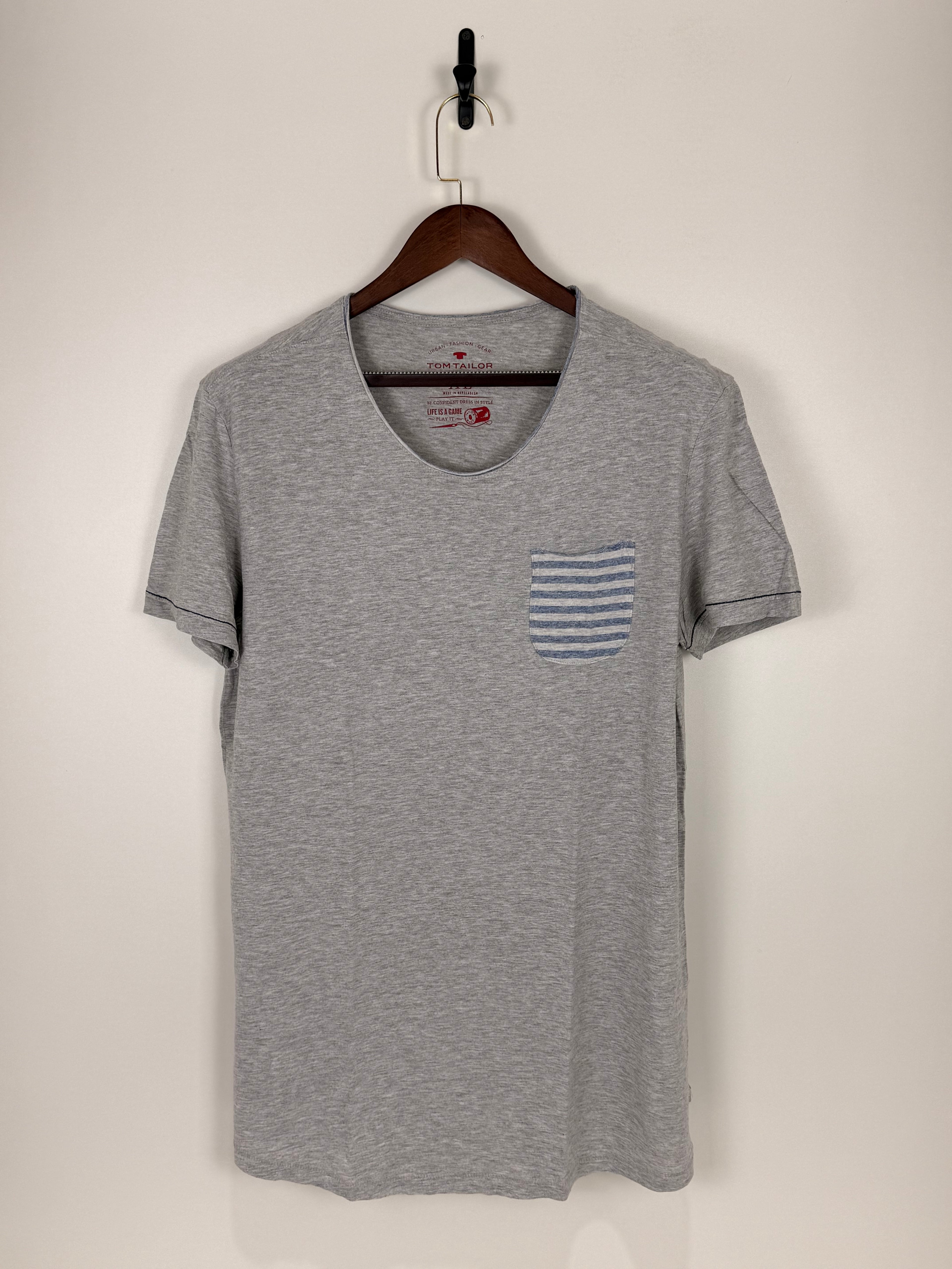Tom Tailor Grey Pocket T-Shirt | C:44 L:31