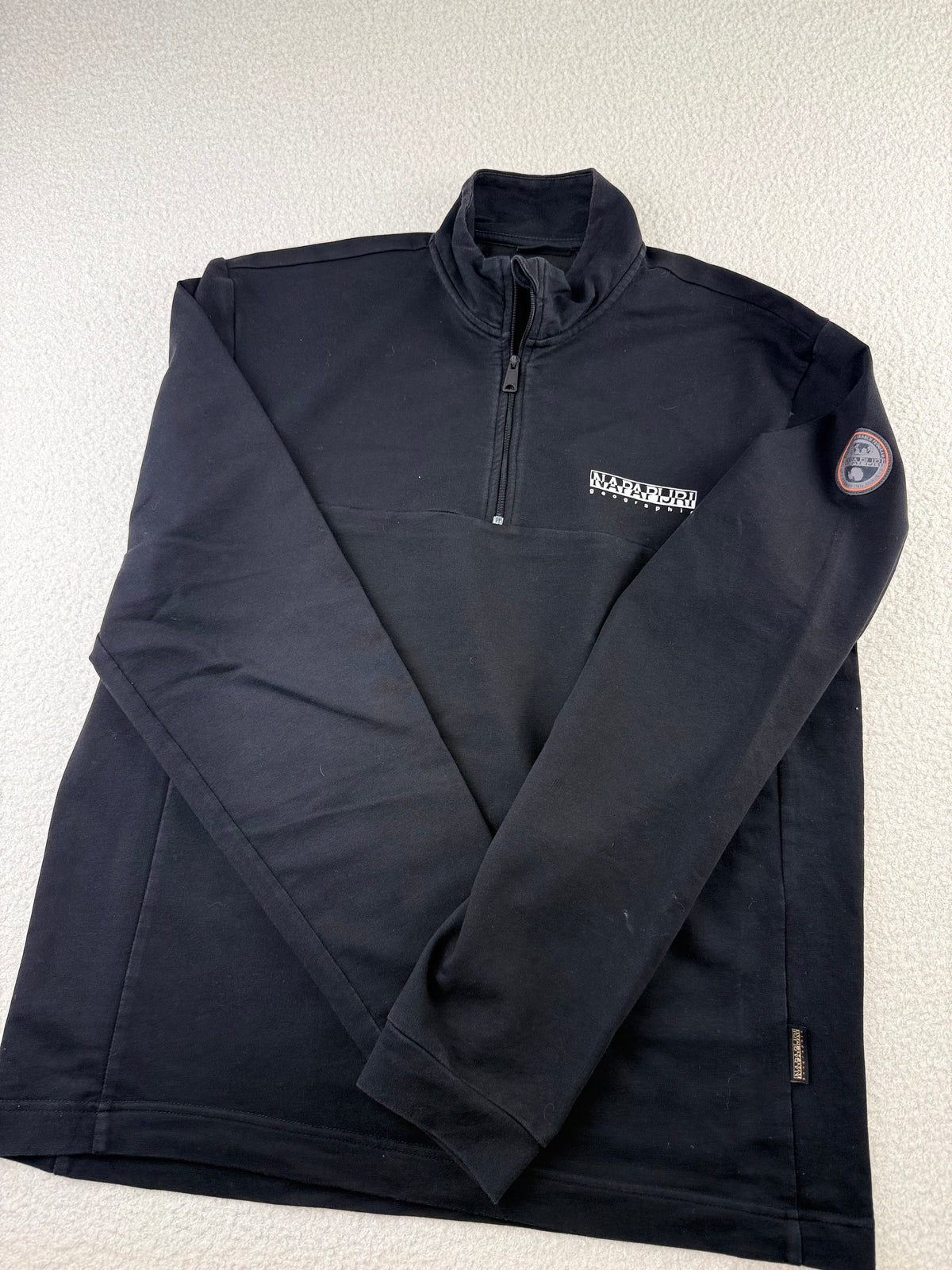 Napapijri Logo Quarter-Zip Pullover | C:42 L:26