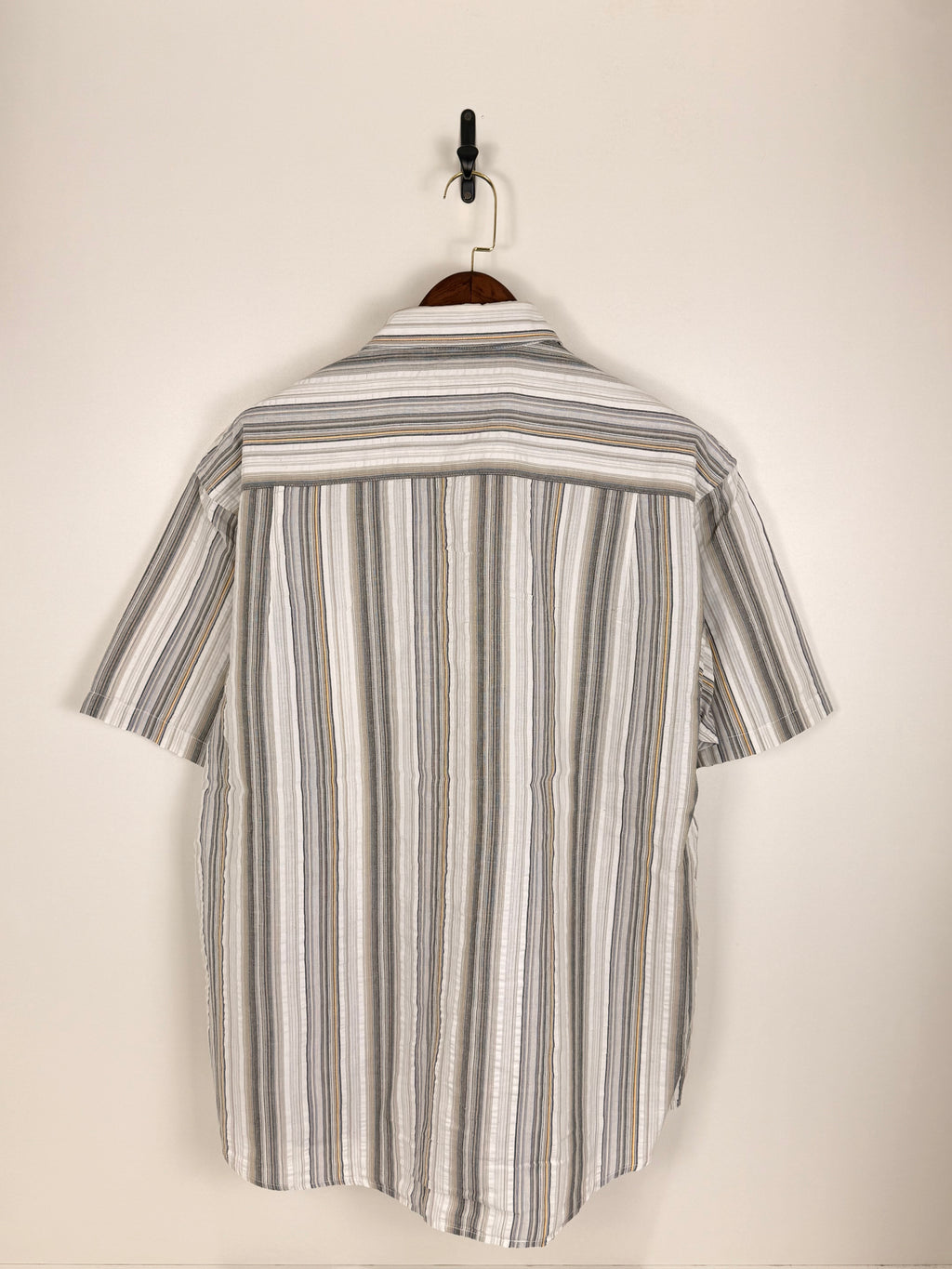 Vintage Neutral Stripe Button-Up Shirt | C:52 L:32