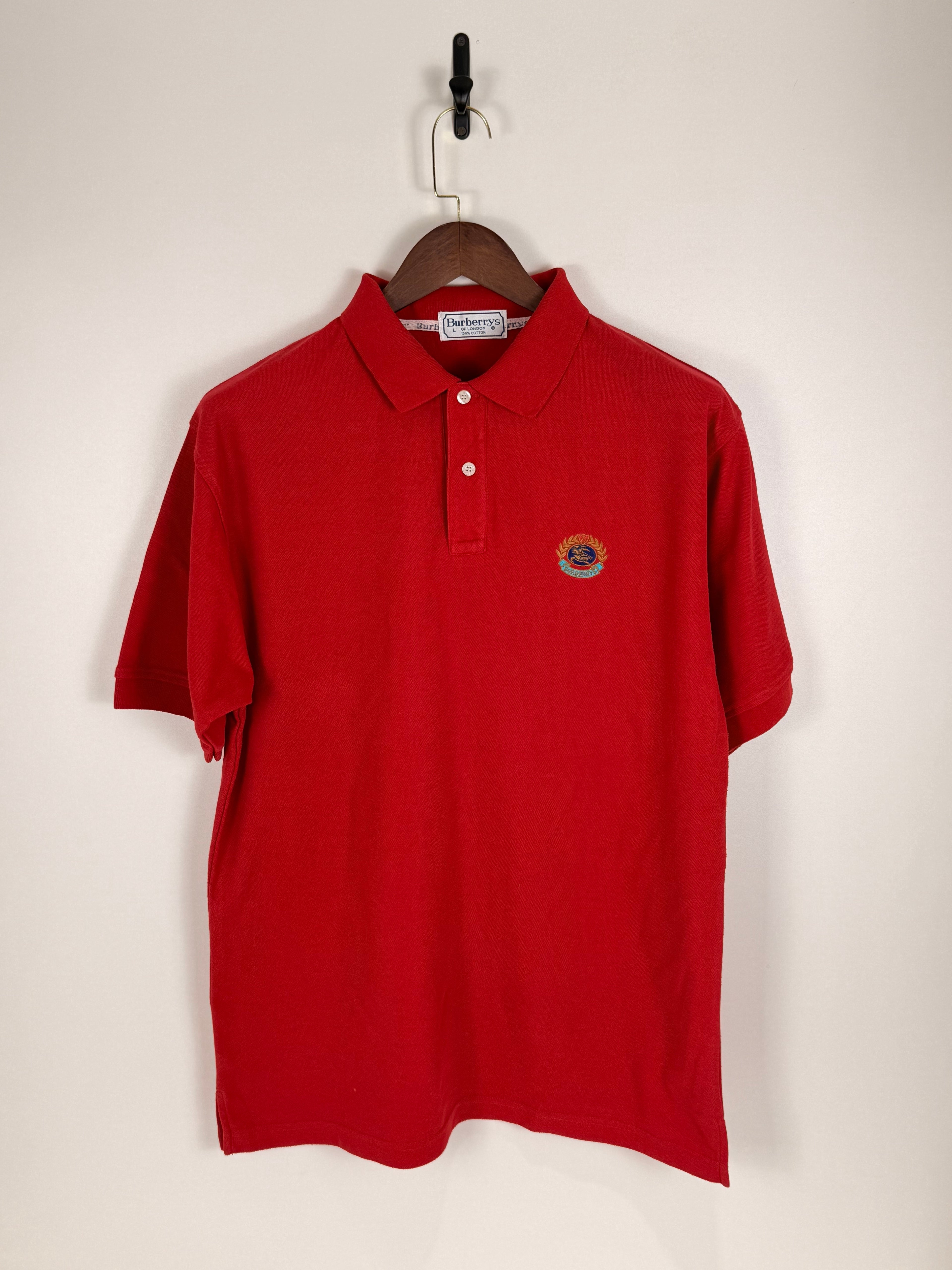 Burberrys Red Polo Shirt | C:44 L:30