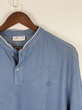 Springfield Sky Blue Grandad Polo | C:50 L:30