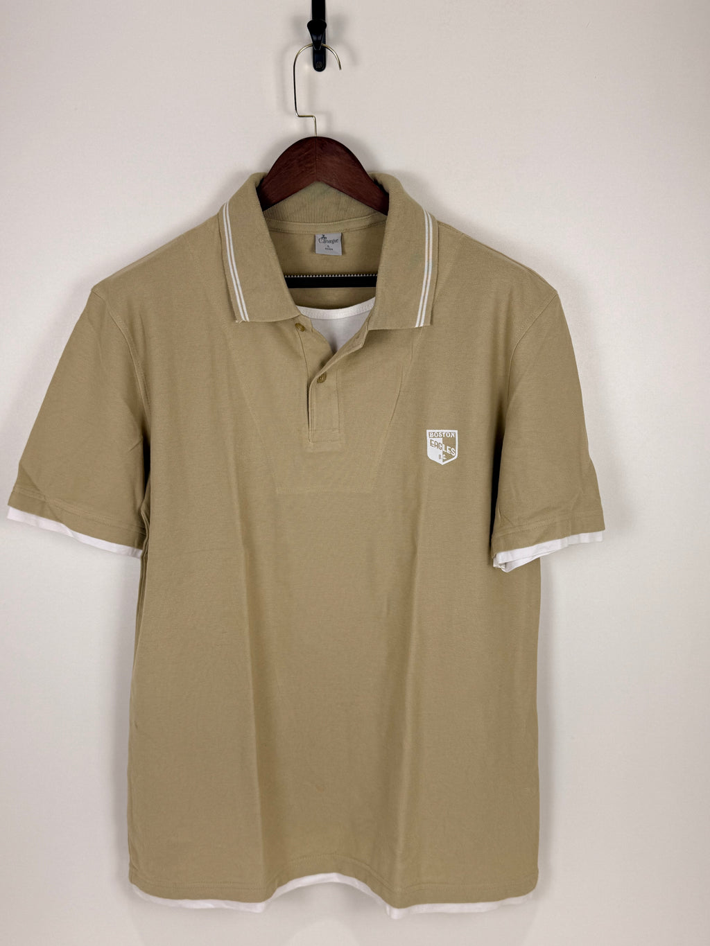 Boston Eagles Beige Polo | C:48 L:30