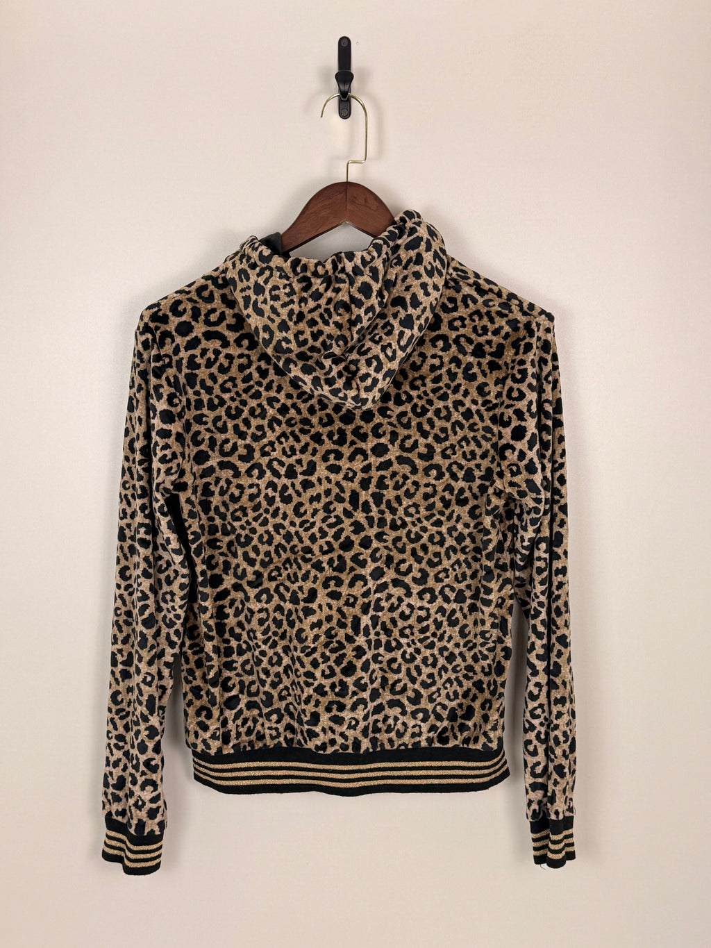 Leopard Print Velour Track Suit
