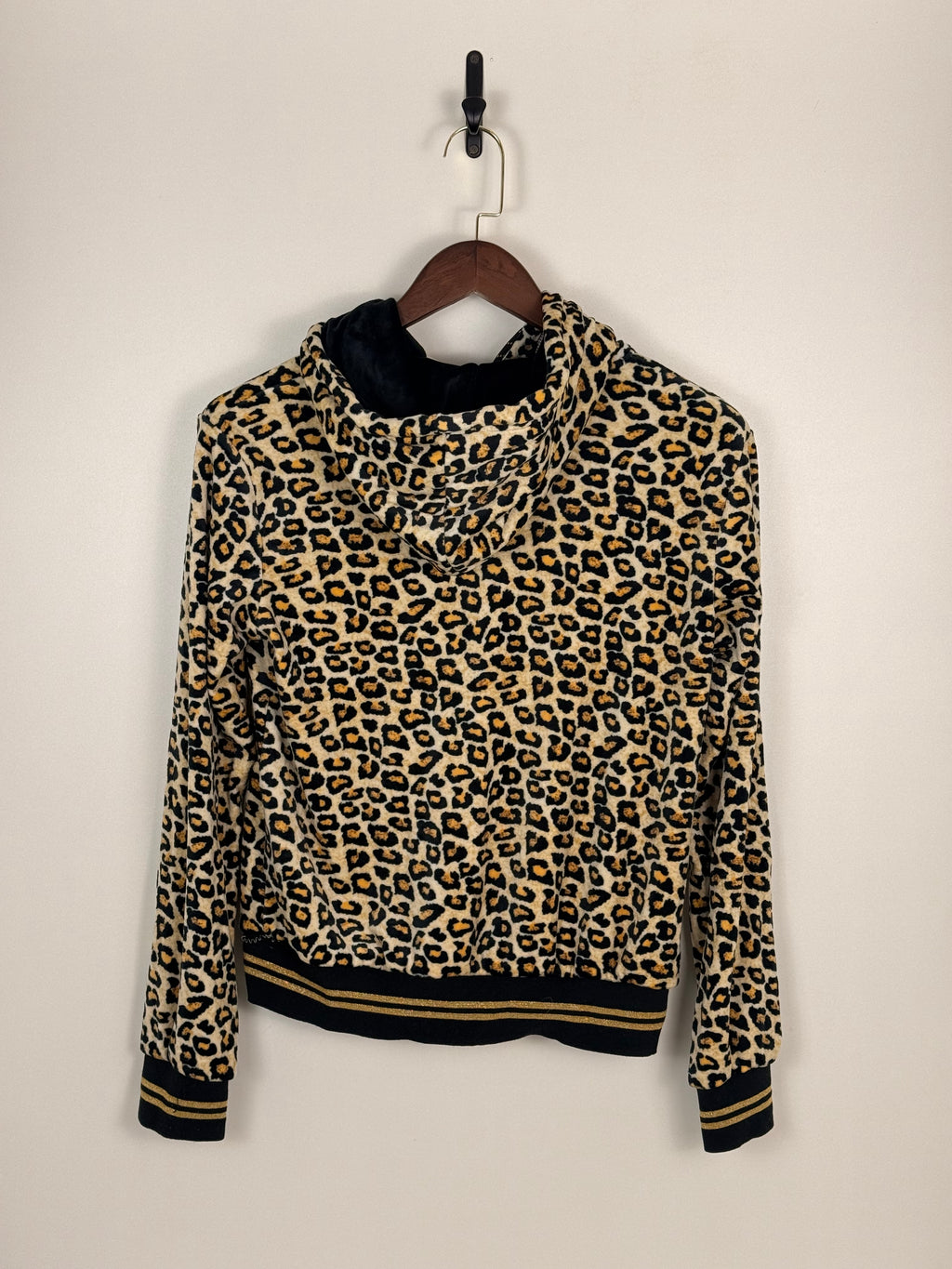 Leopard Print Velour Track Suit