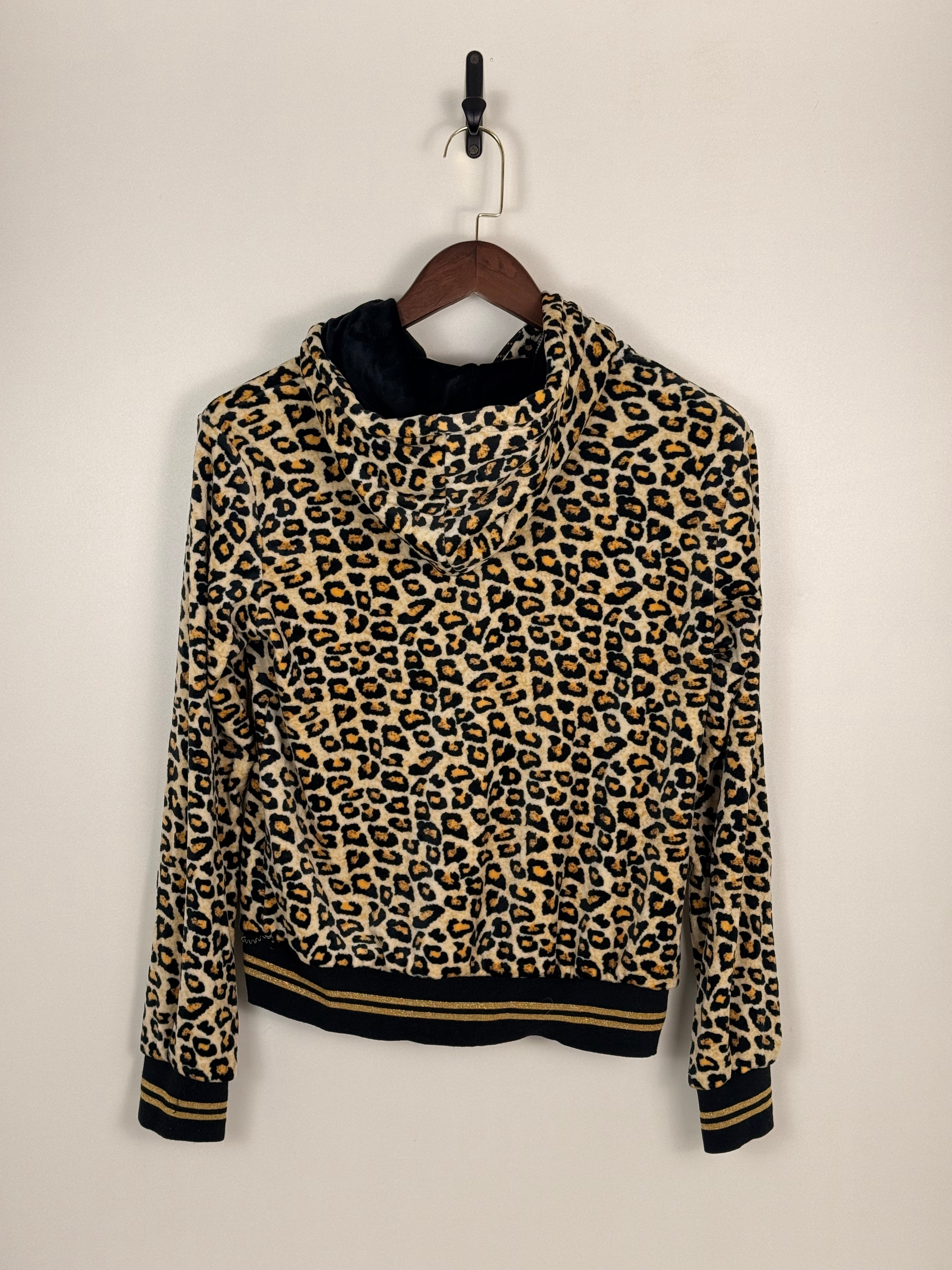 Leopard Print Velour Track Suit