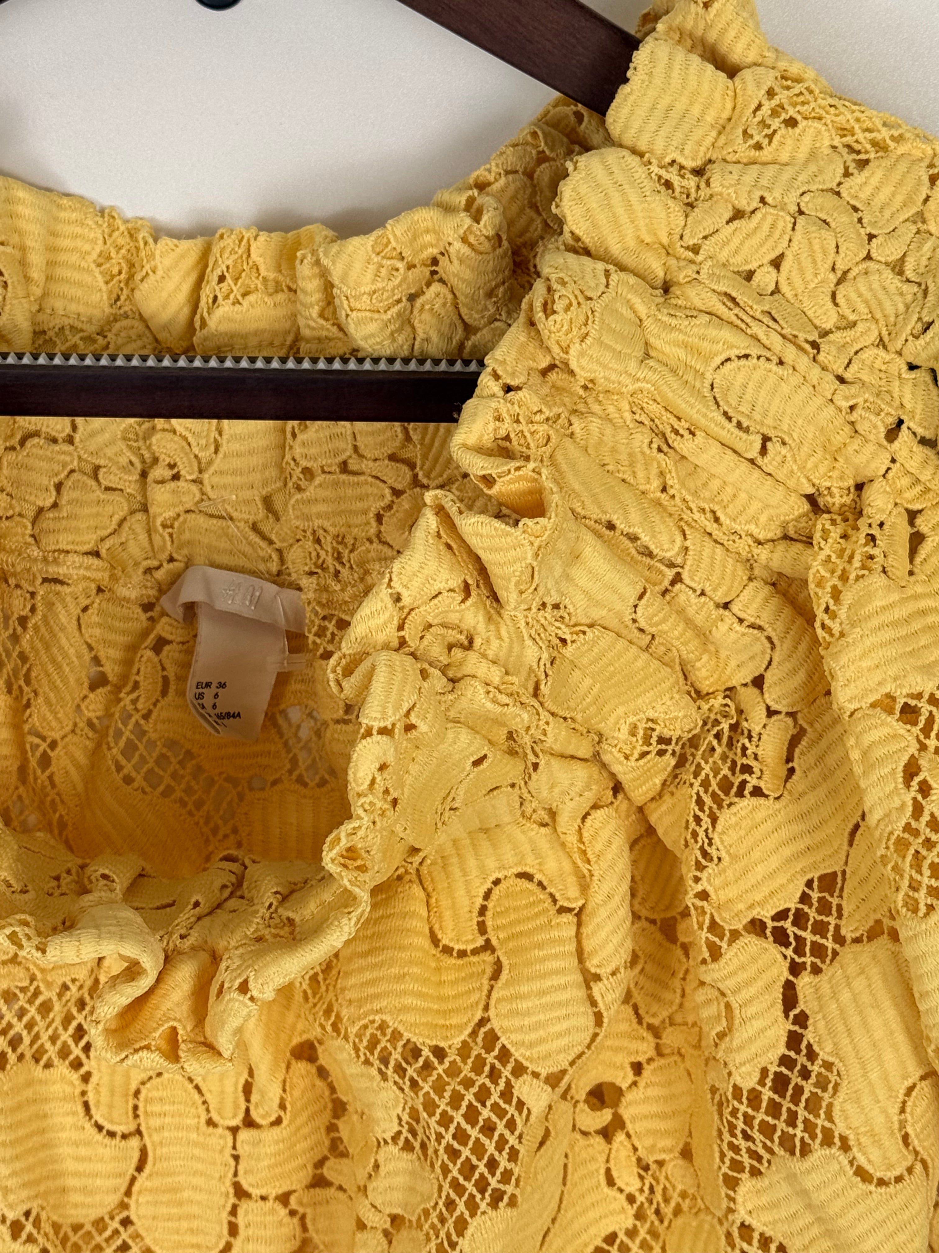 H&M Floral Lace Top