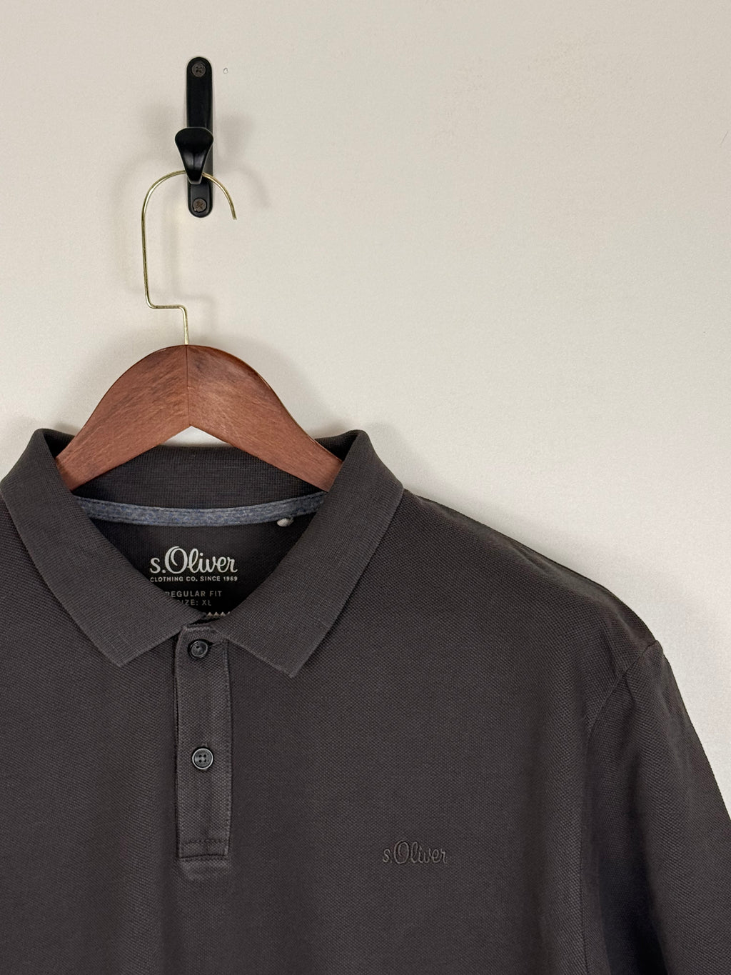 S.Oliver Charcoal Polo Shirt | C:48 L:27