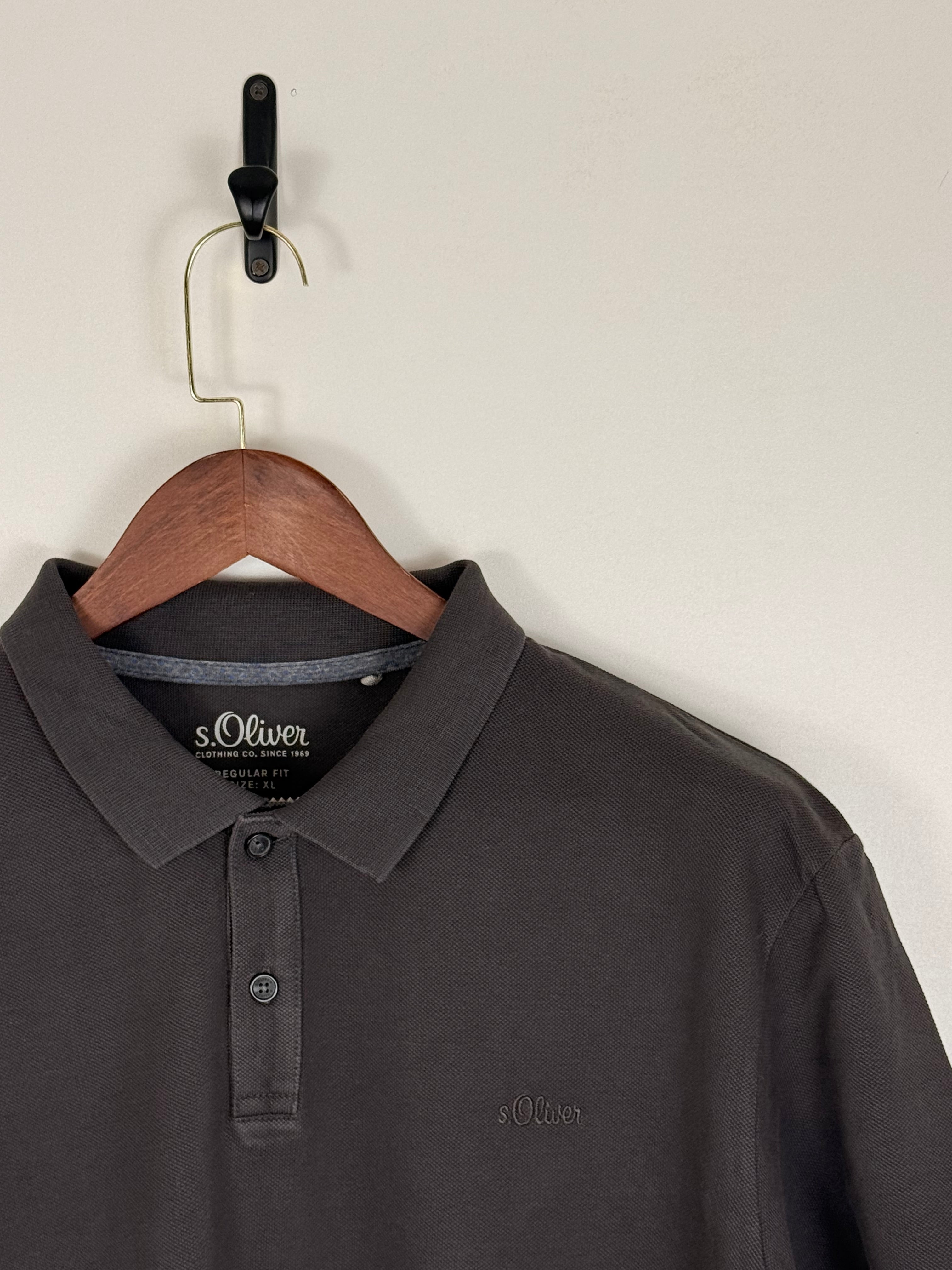S.Oliver Charcoal Polo Shirt | C:48 L:27