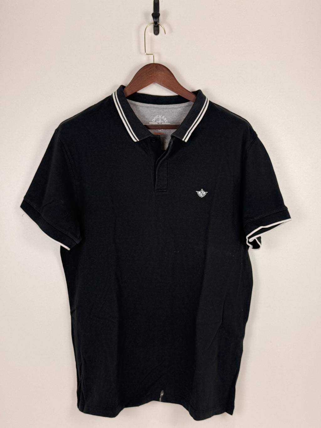 Dockers Navy Tipped Collar Polo | C:45 L:29