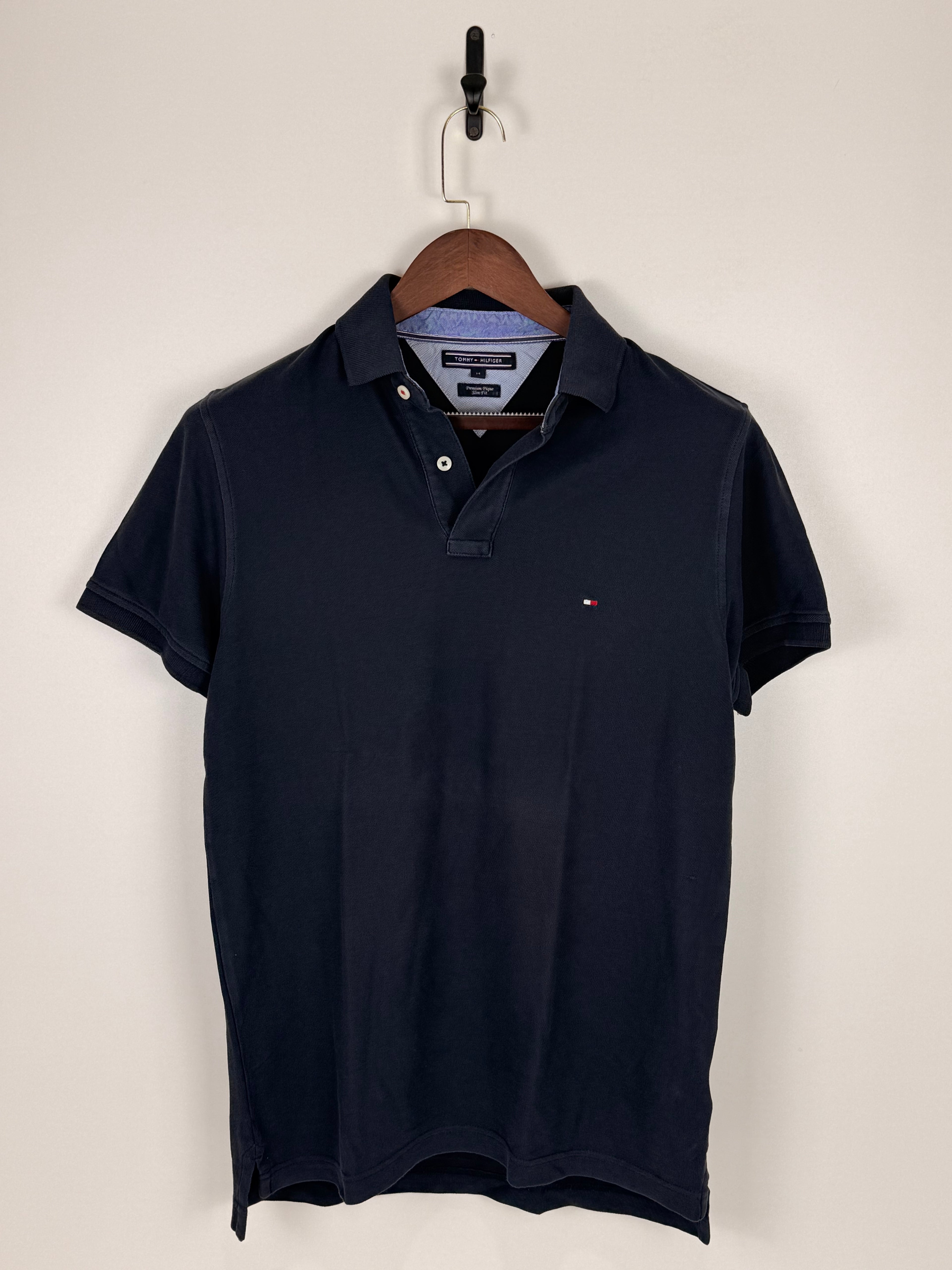 Tommy Hilfiger Navy Piqué Polo | C:42 L:28