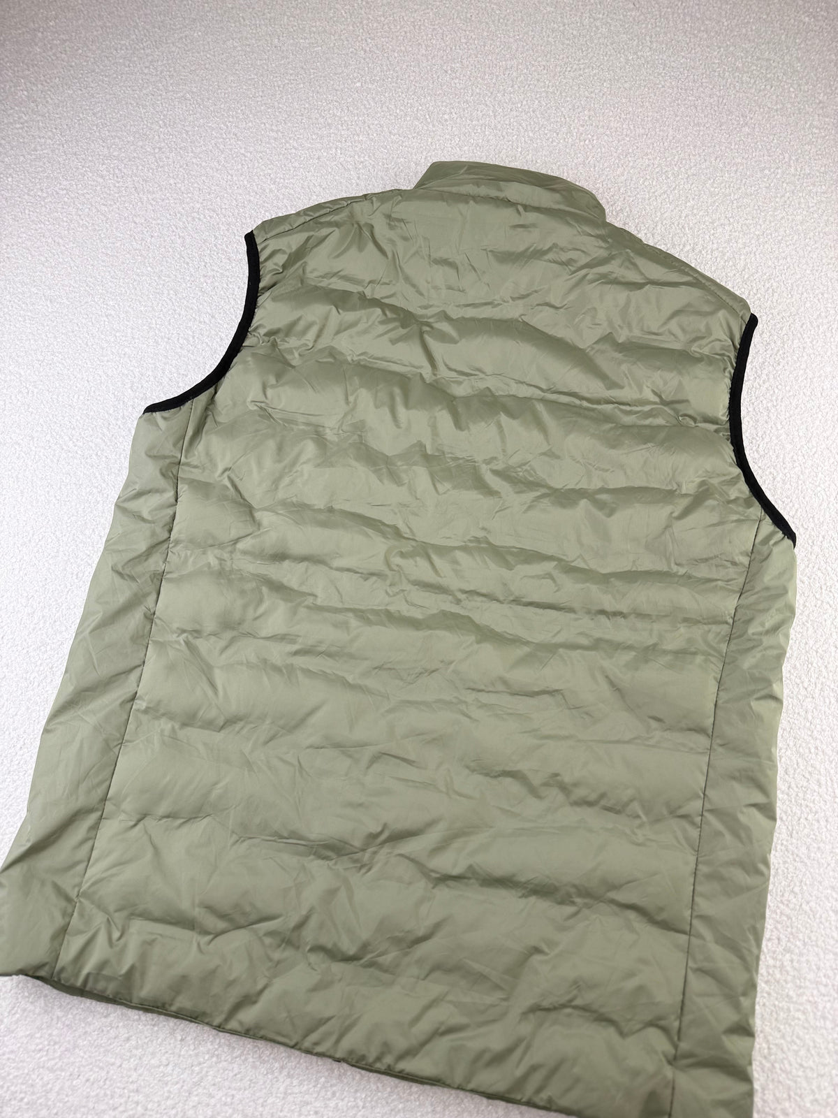Duck Down Quilted Zip-Up Utility Vest | C:48 L:29