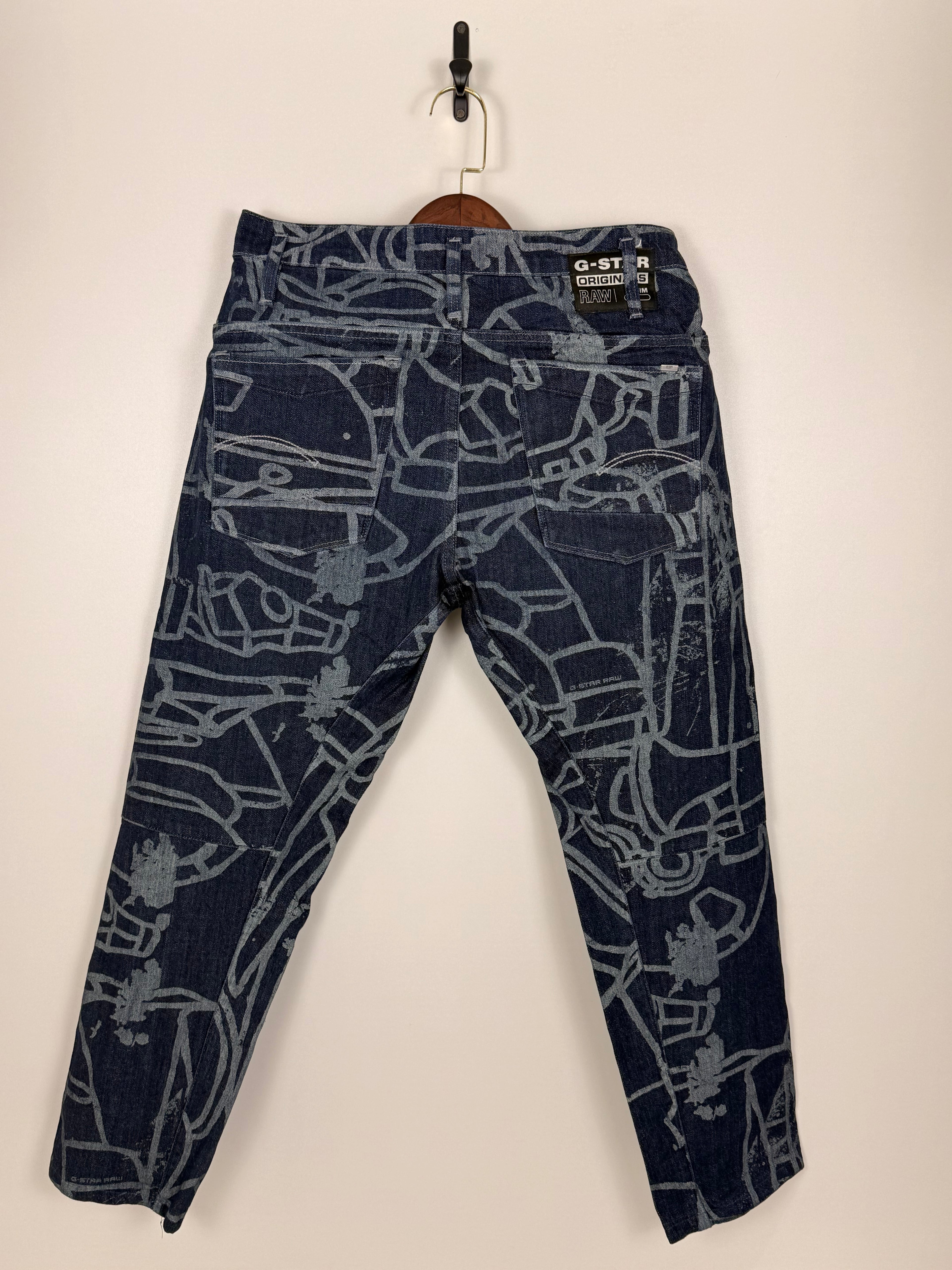 G Stat Raw Relaxed Fit Jeans