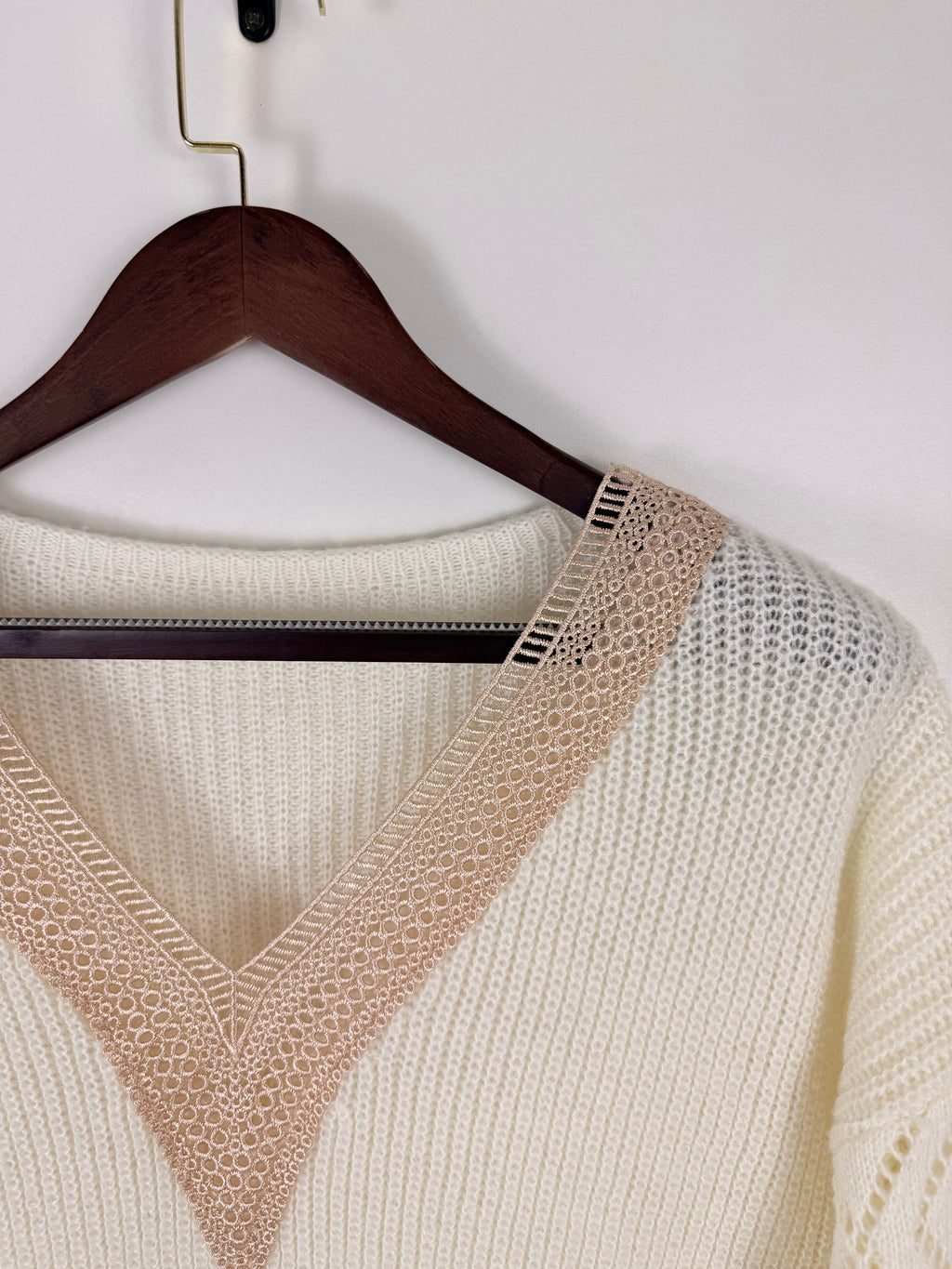 V-Neck Knit Tunic