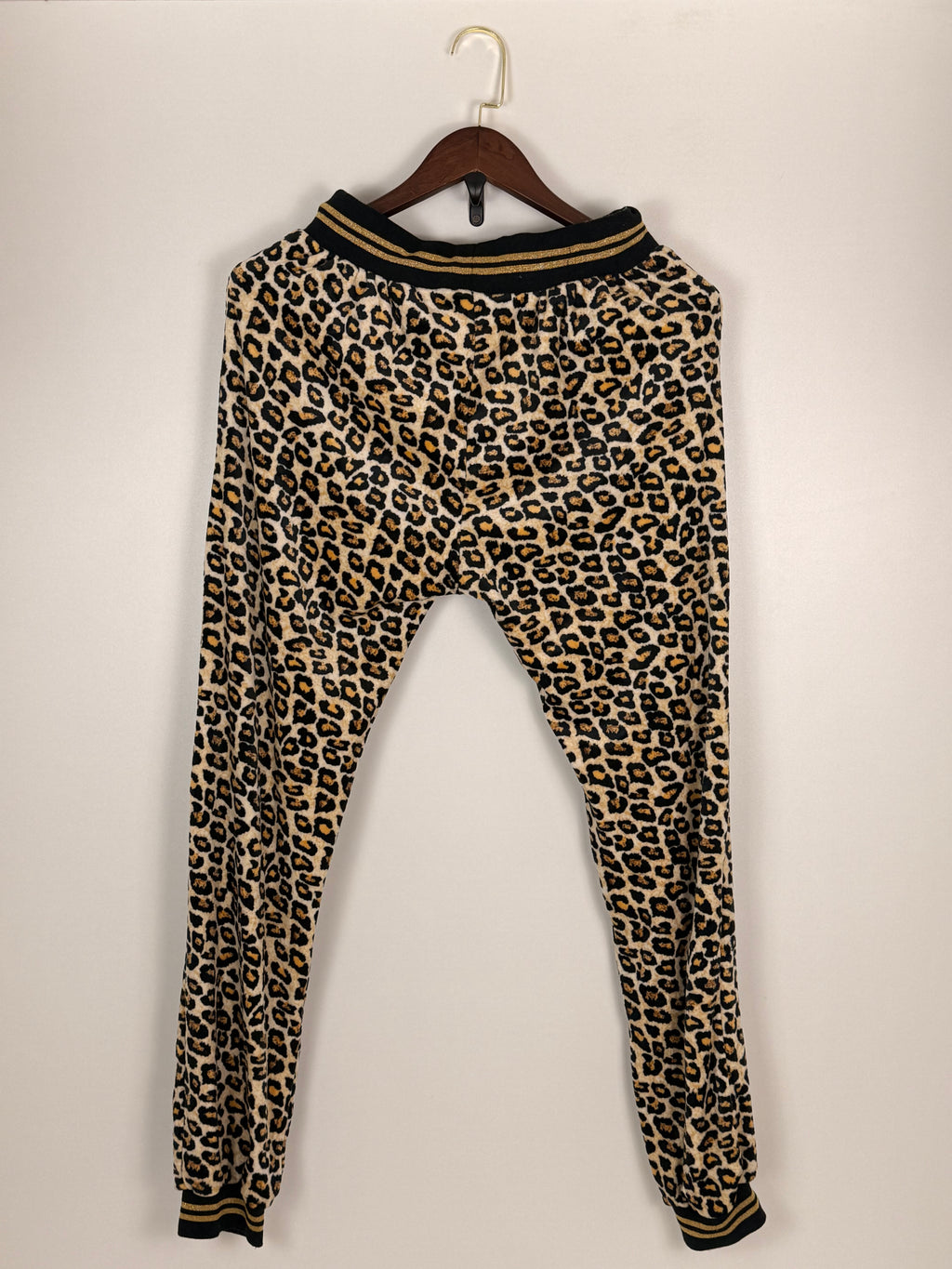 Leopard Print Velour Track Suit