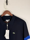 Lacoste Navy Blue Colorblock Polo | C:46 L:30