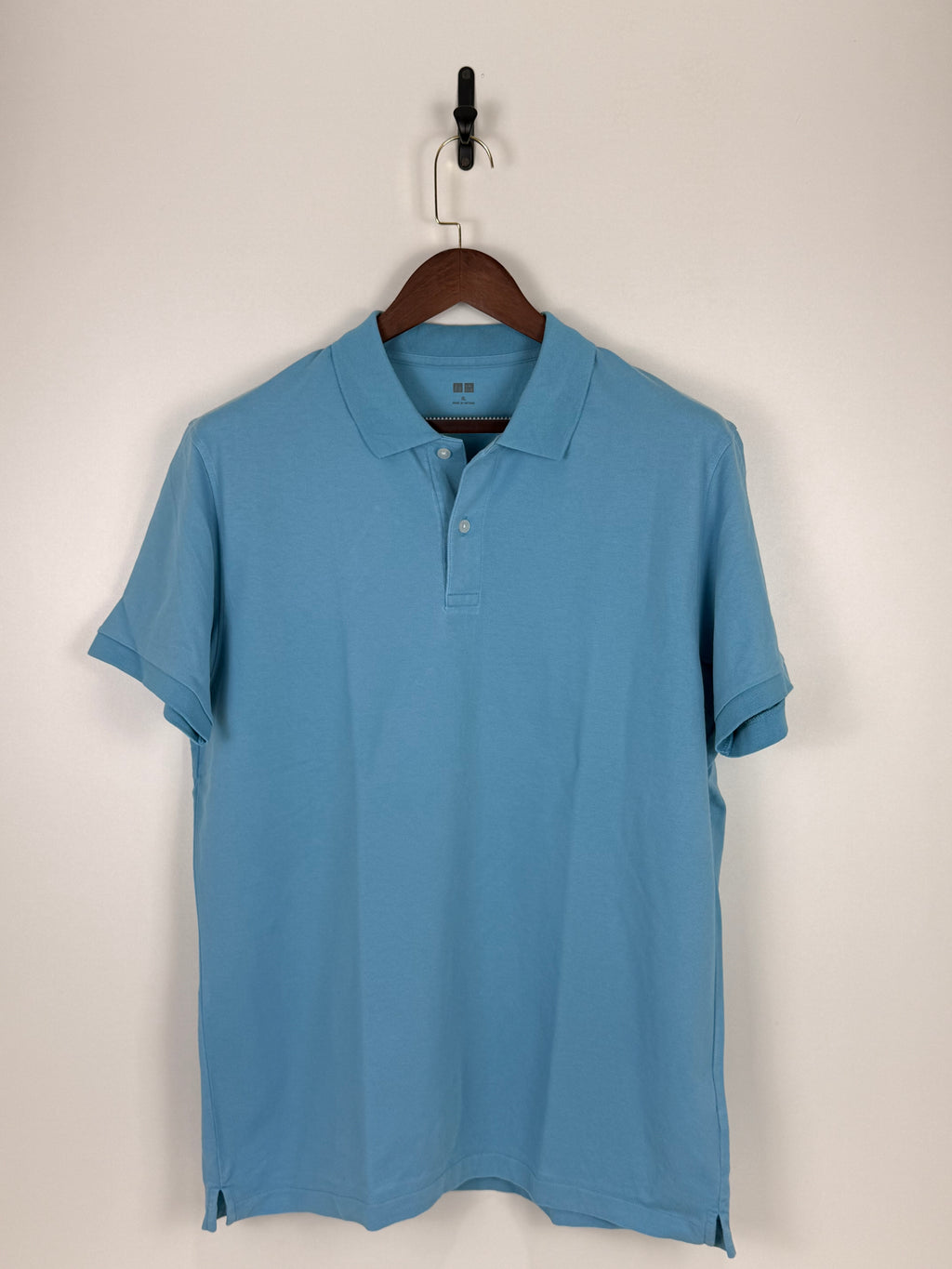 Uniqlo Sky Blue Piqué Polo | C:48 L:30