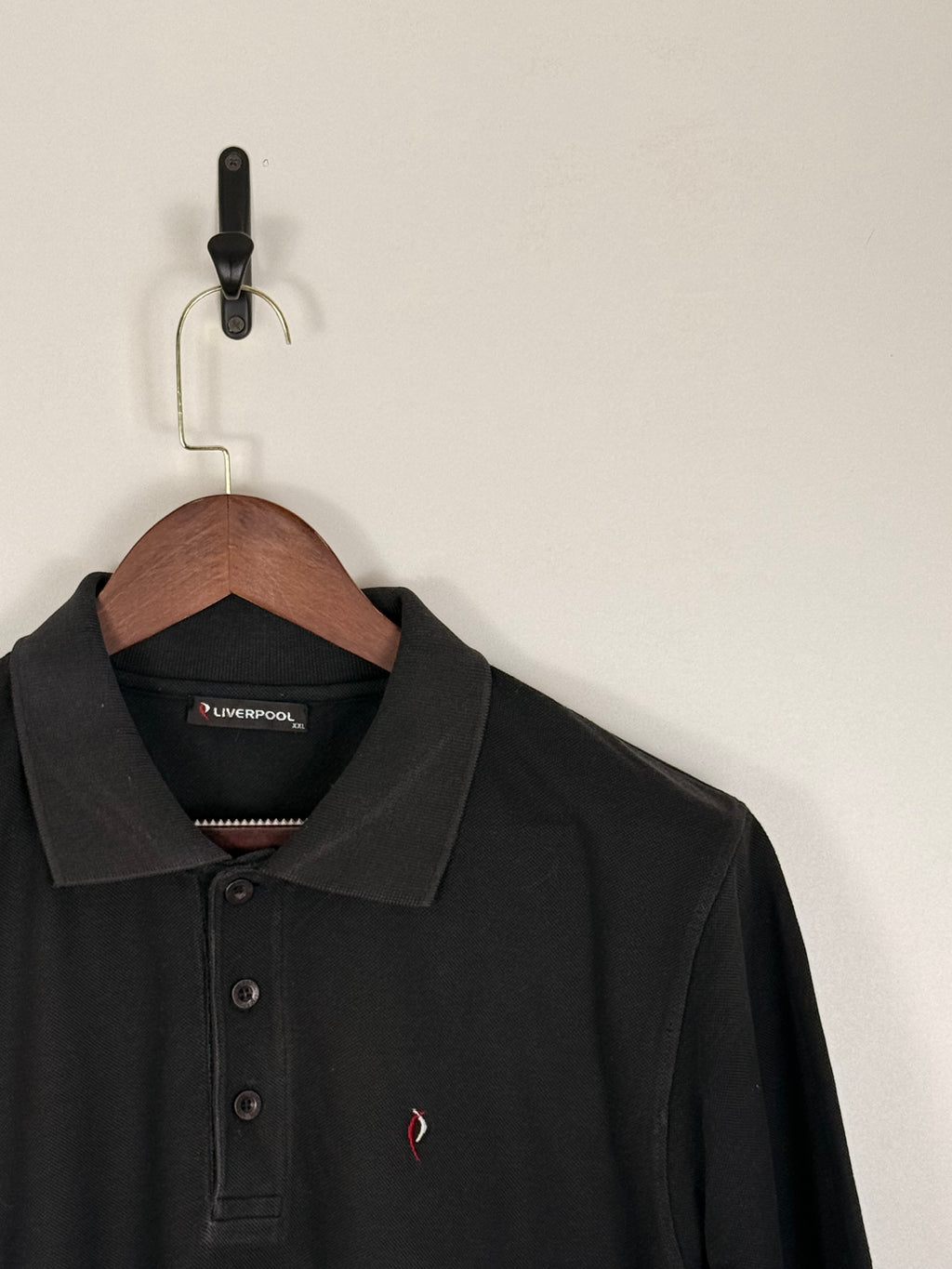 Black Liverpool Polo | C:44 L:27