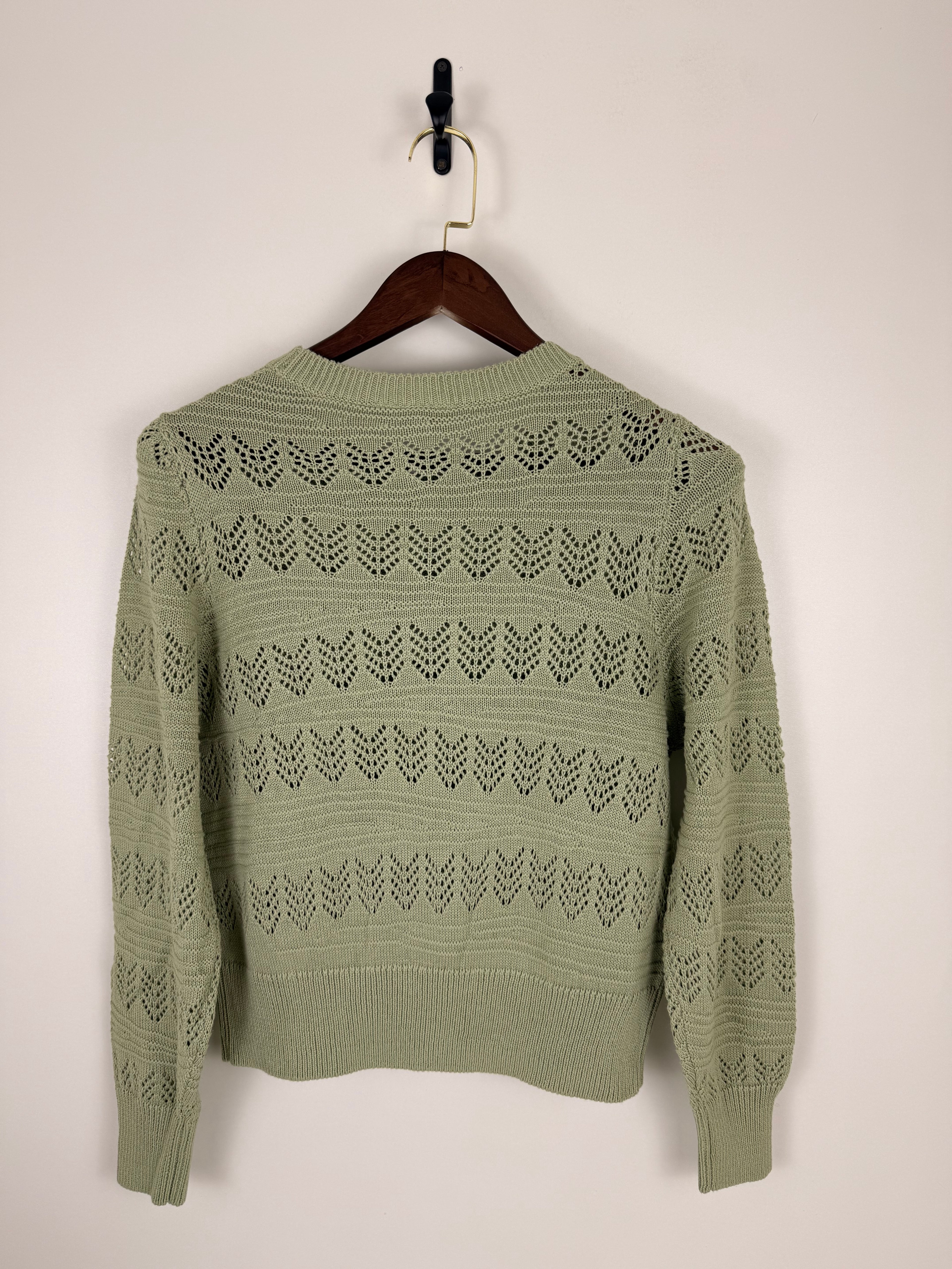 Pointelle Knit Sweater
