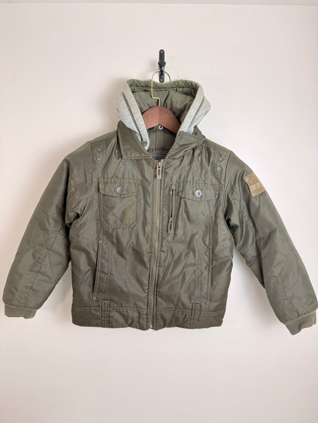 Espirit Military, Hooded, Utility Jacket For Kids