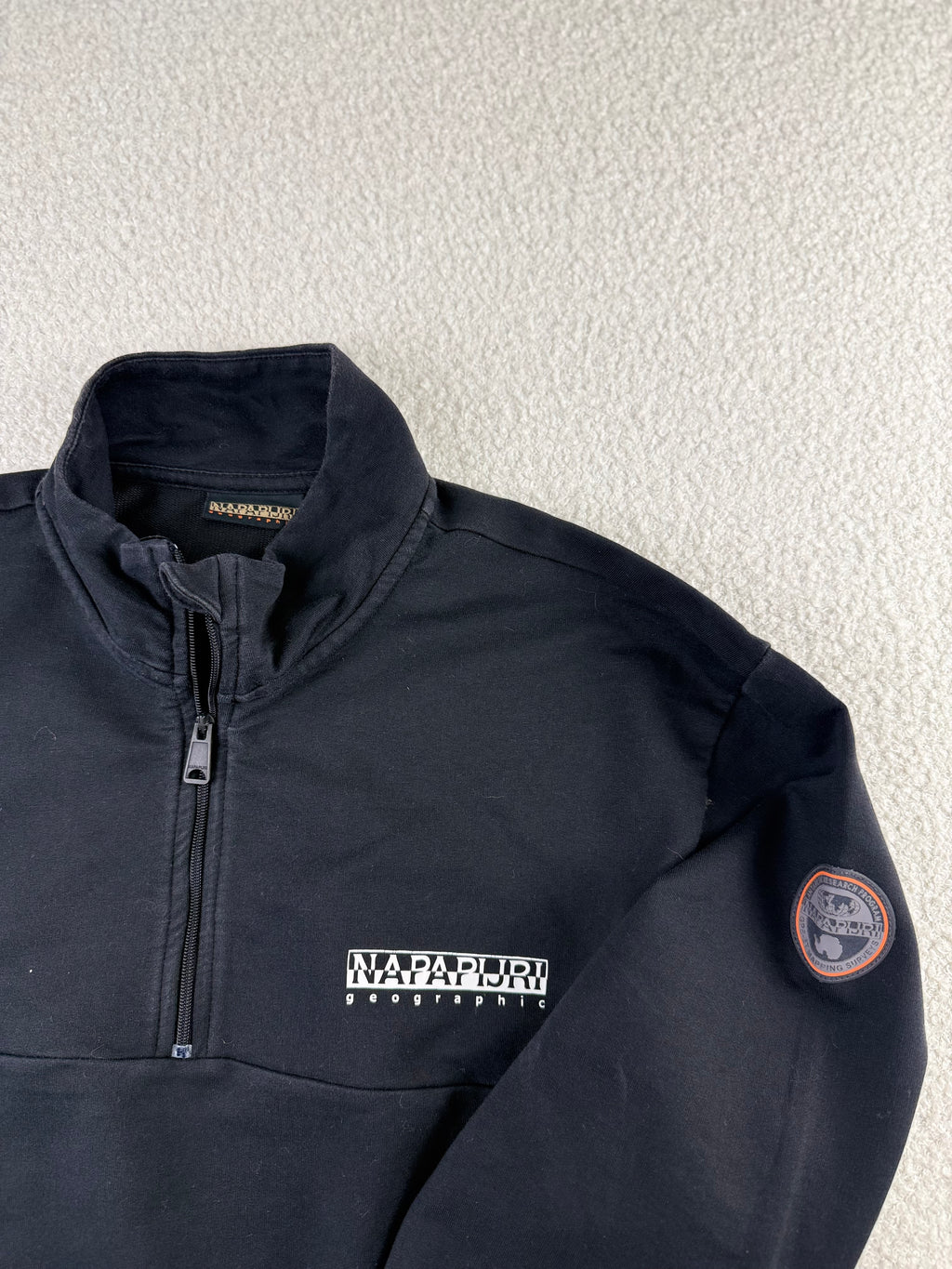 Napapijri Logo Quarter-Zip Pullover | C:42 L:26