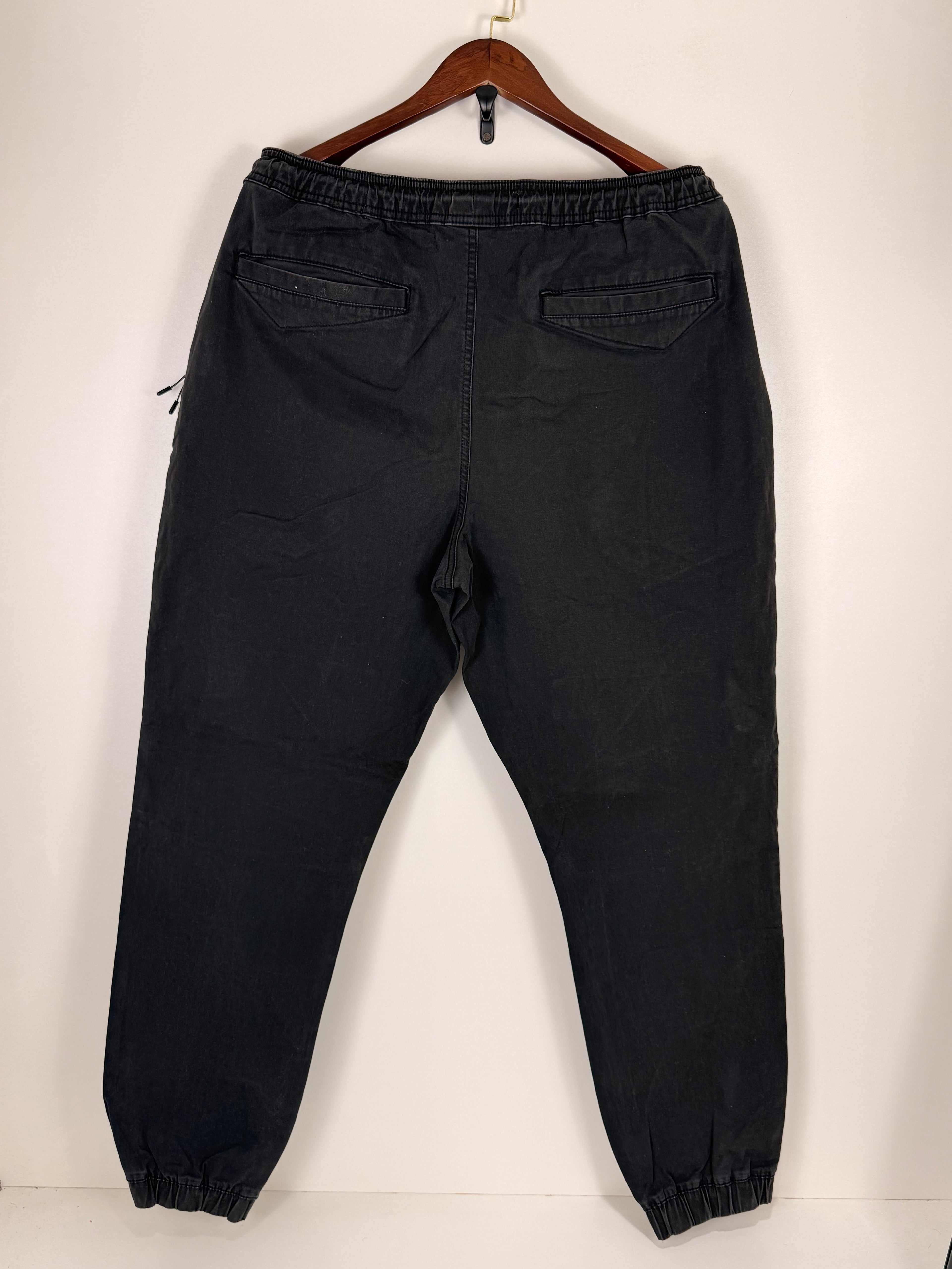 Charcoal Utility Cargo Jogger Pants | W:    L:
