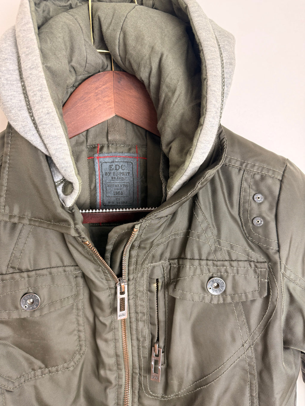 Espirit Military, Hooded, Utility Jacket For Kids