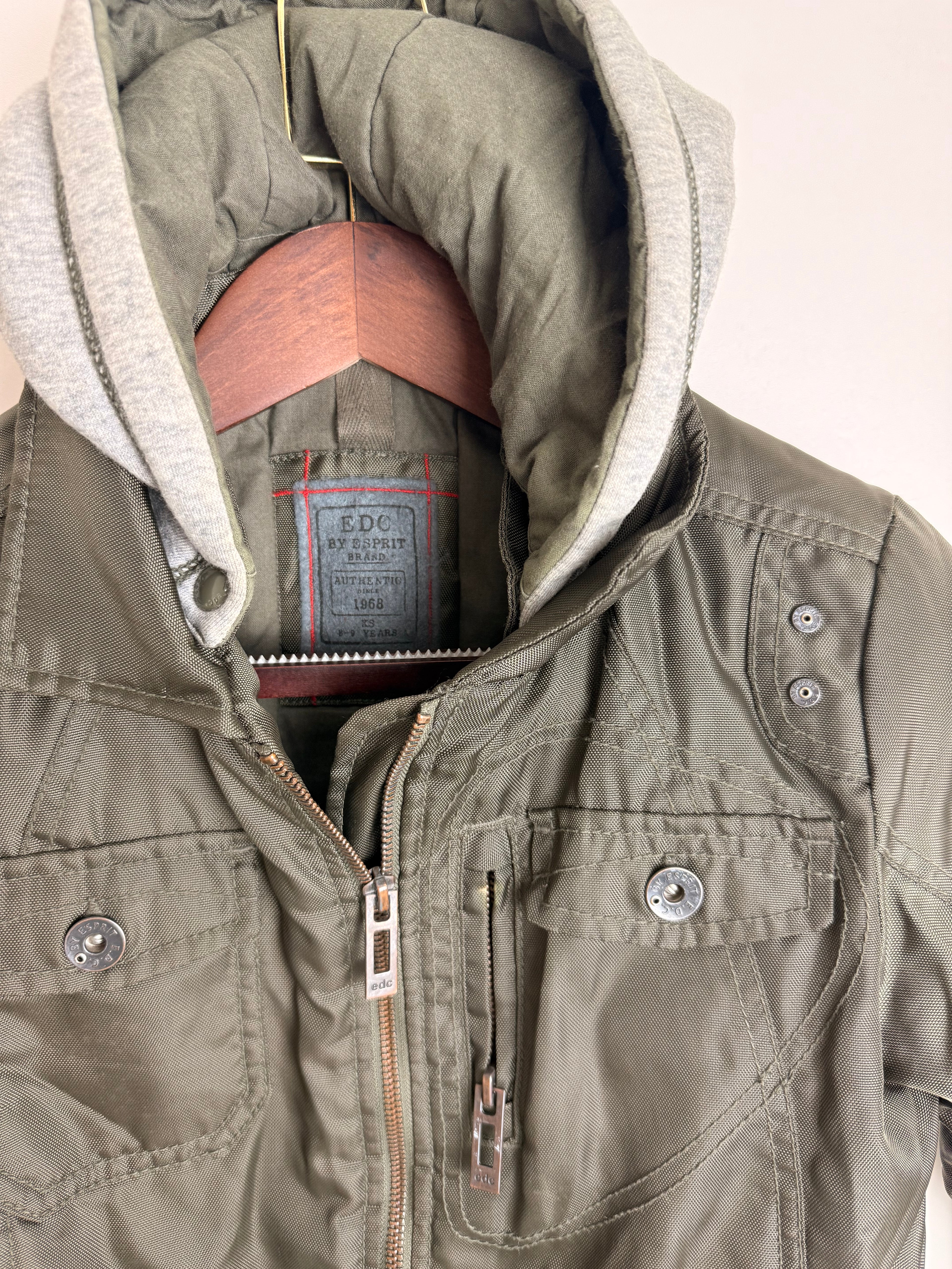 Espirit Military, Hooded, Utility Jacket For Kids