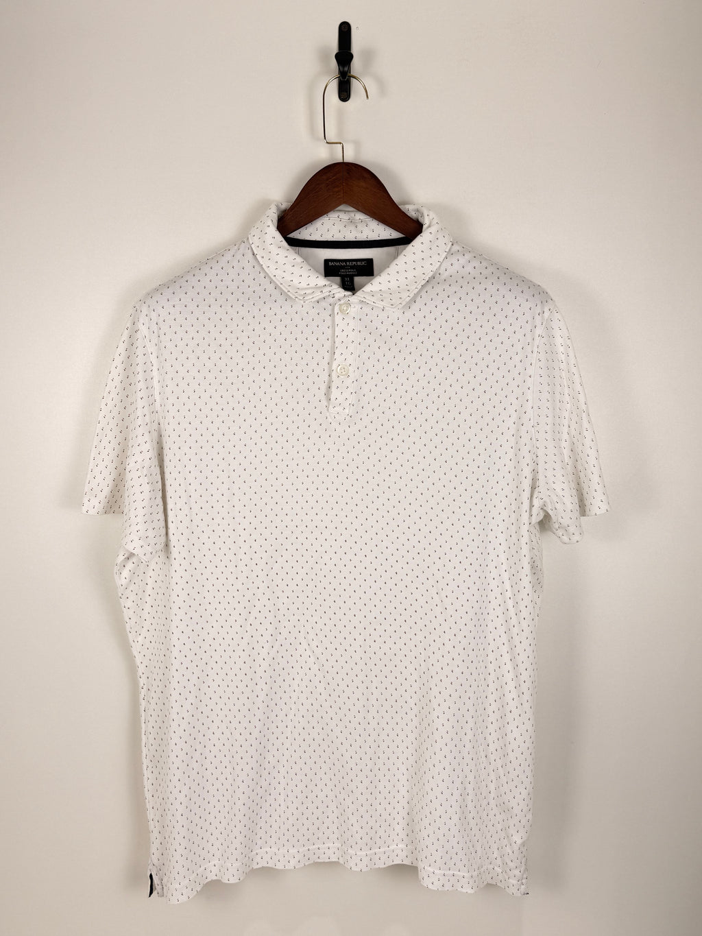 Banana Republic Micro-Print Polo | C:50 L:29