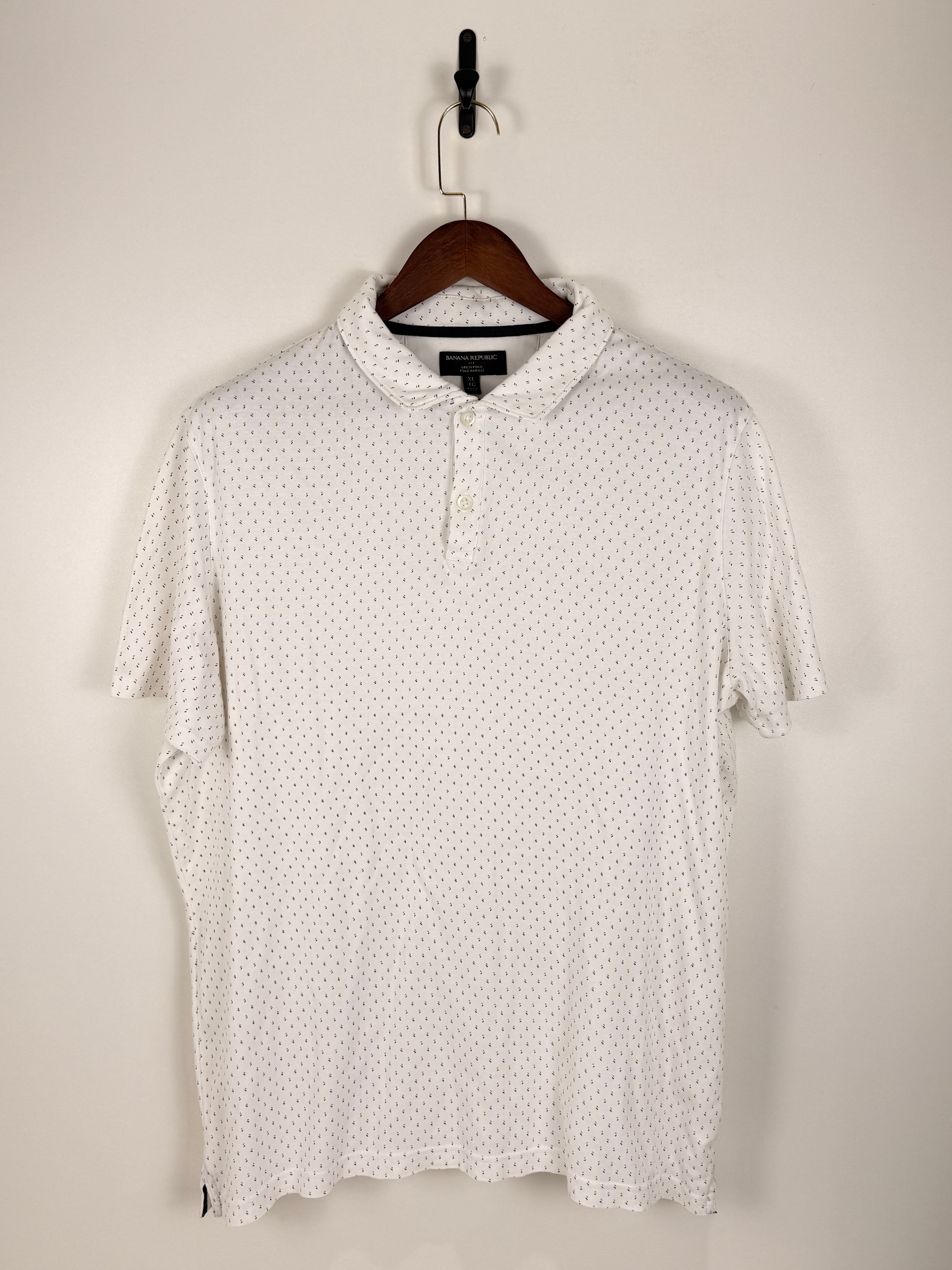 Banana Republic Micro-Print Polo | C:50 L:29