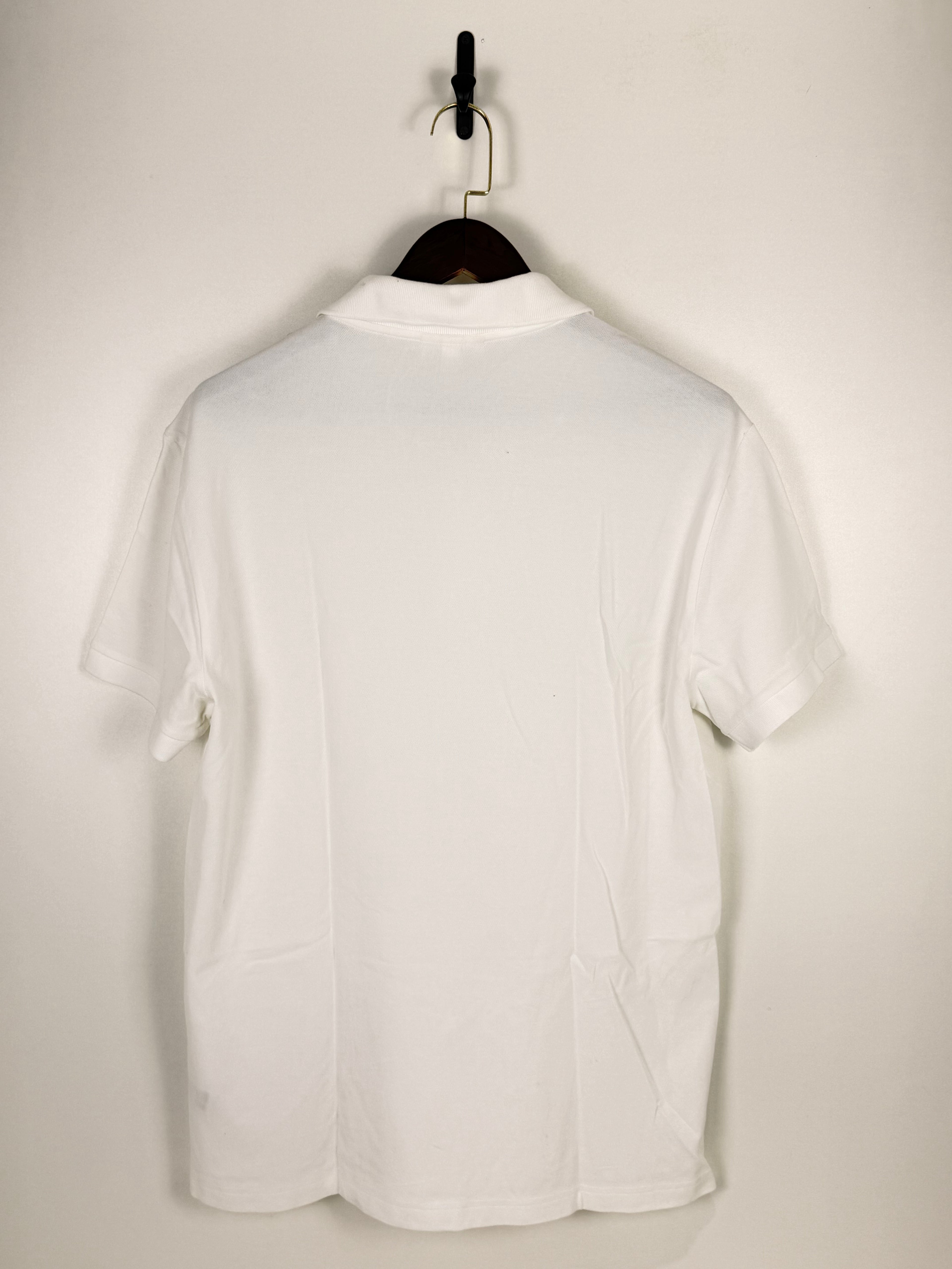 Lacoste White Slim Fit Polo | C:45 L:30