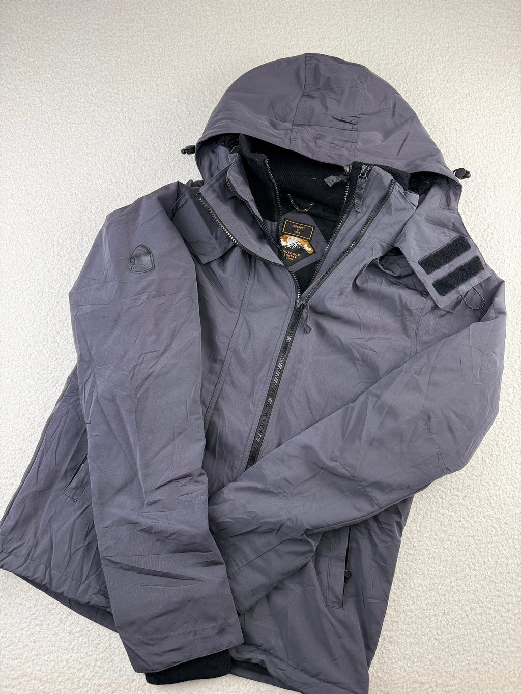 Superdry Outdoor Supply Hooded Technical Jacket | C:42 L:27