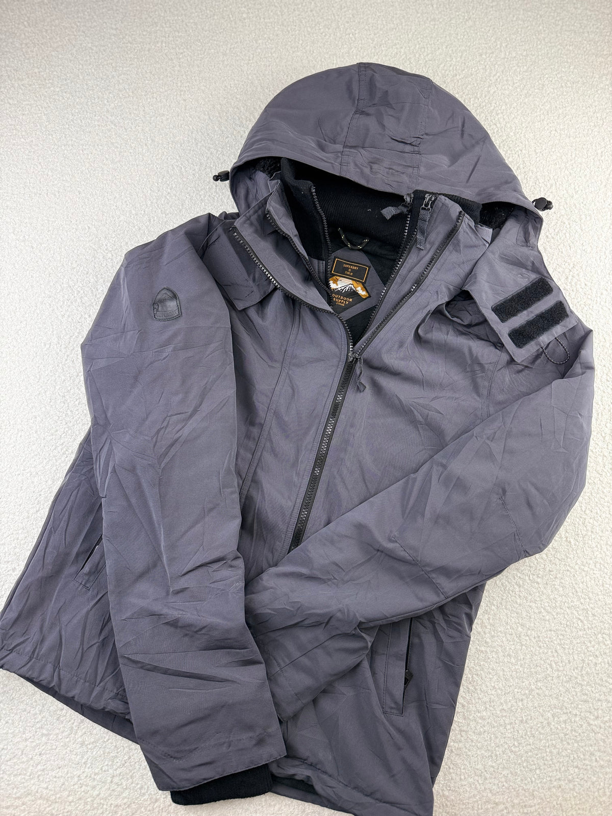 Superdry Outdoor Supply Hooded Technical Jacket | C:42 L:27