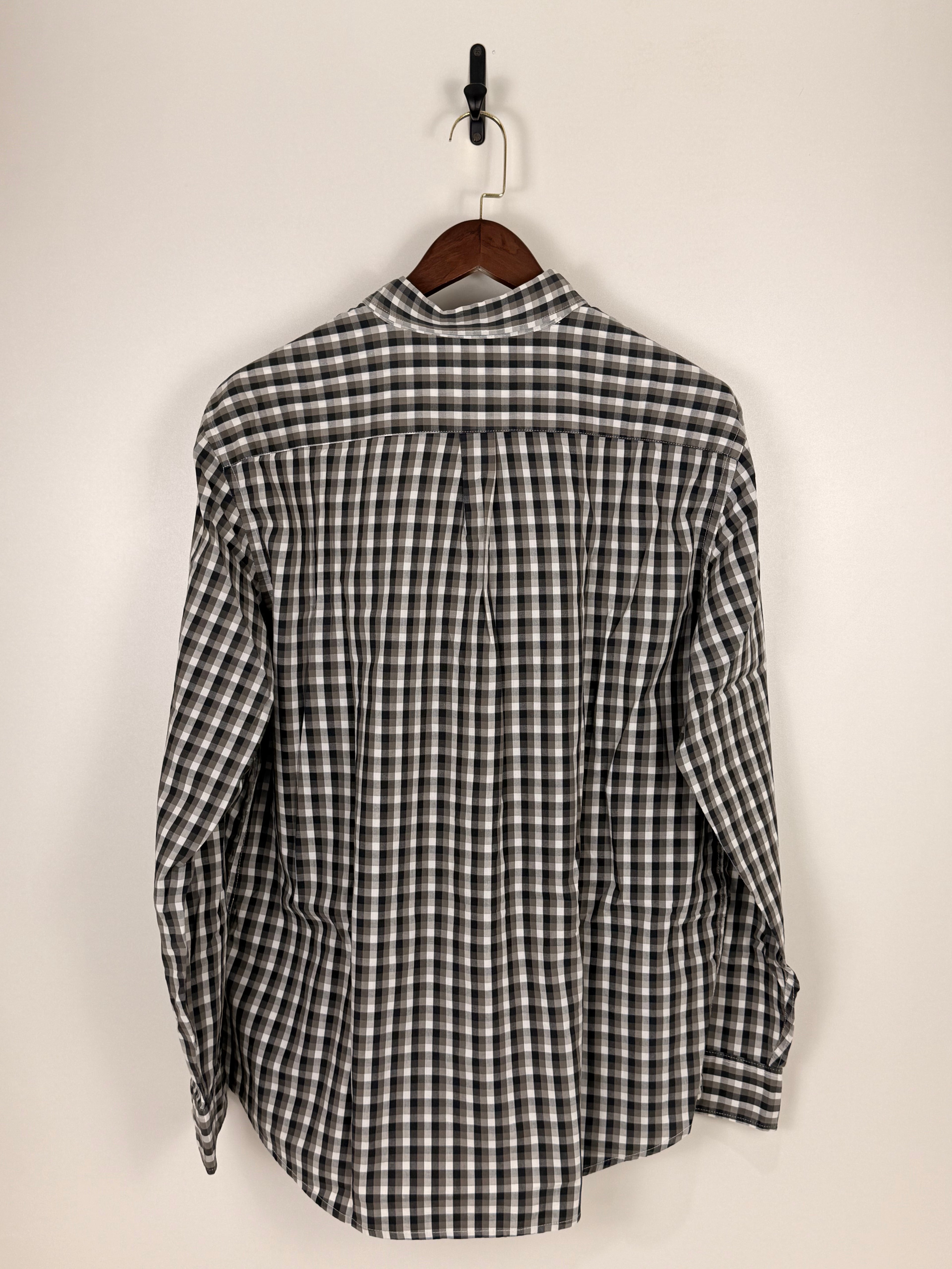 Dockers Grey Check Button-Down Shirt | C:52 L:31